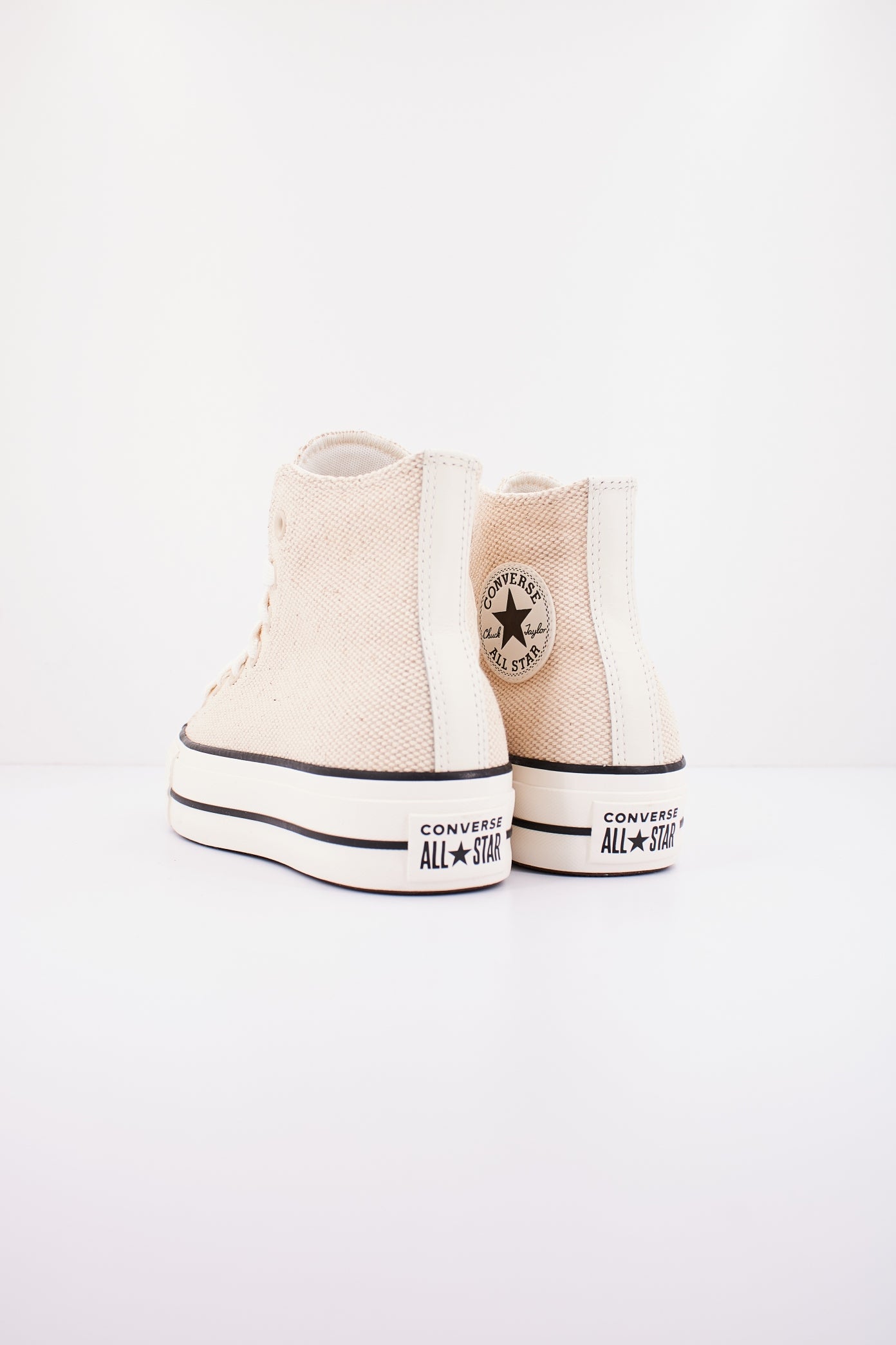 CONVERSE CHUCK TAYLOR ALL LIFT CANVAS & LEATHER en color BEIS  (3)