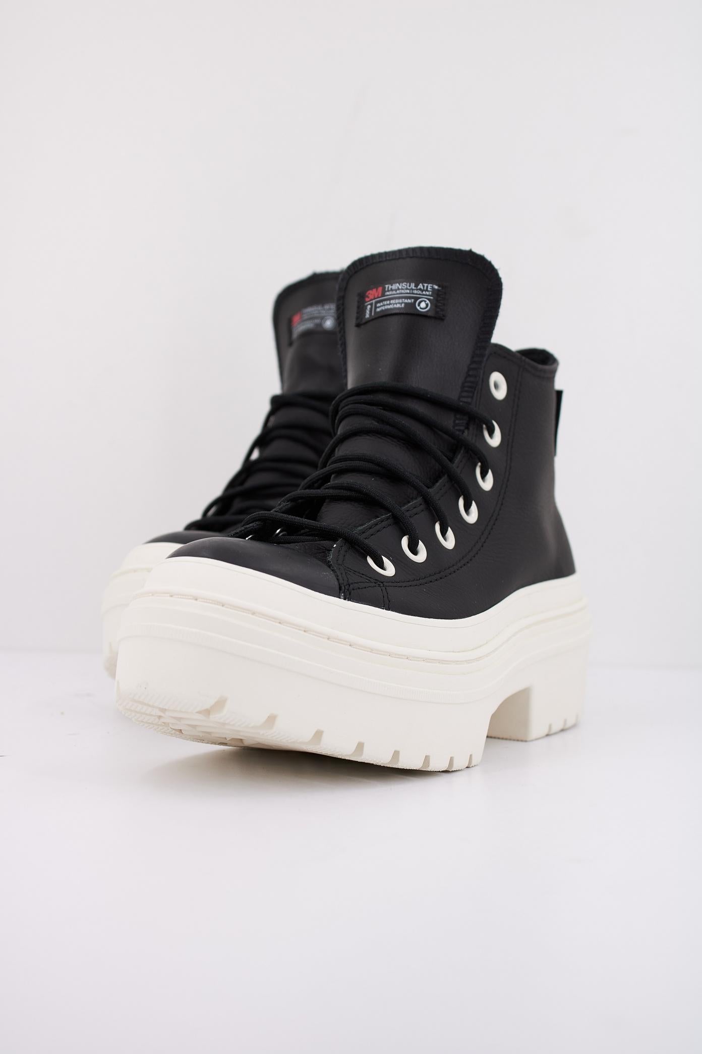CONVERSE CTAS LUGGED HEEL HI en color NEGRO  (2)