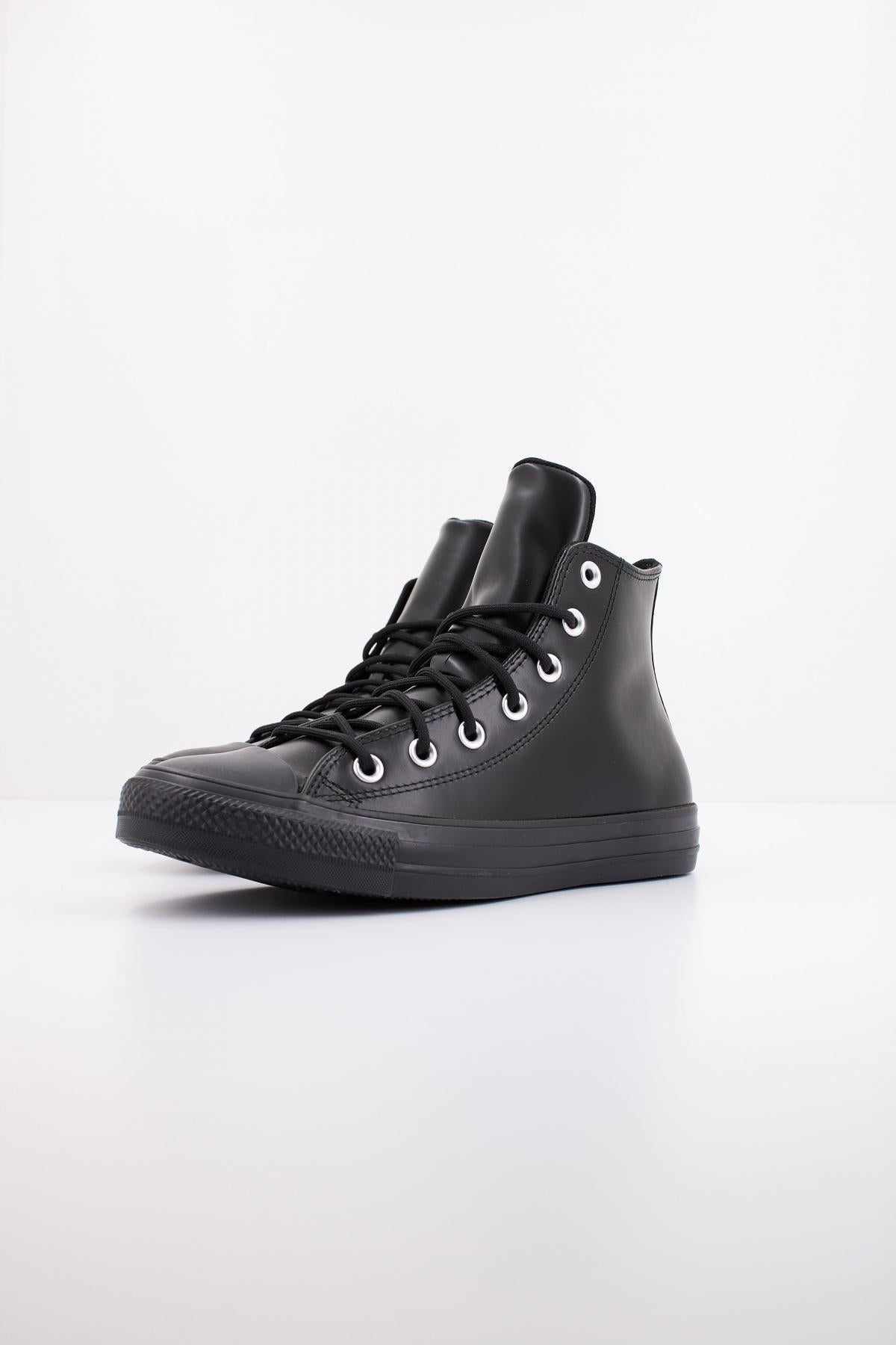 CONVERSE  CHUCK TAYLOR ALL STAR LEATHER en color NEGRO  (2)