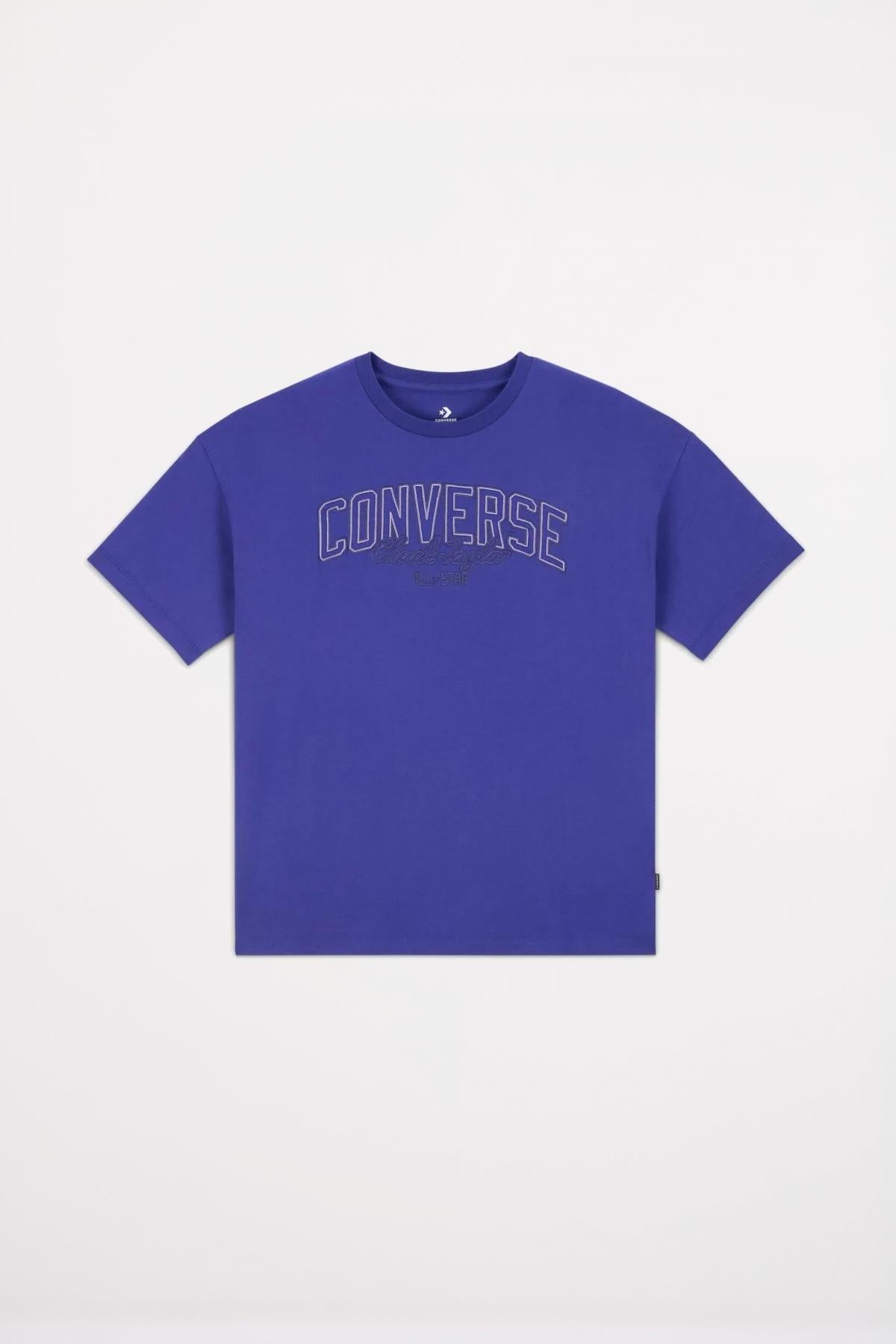 CONVERSE RETRO T SHIRT en color VIOLETA  (2)