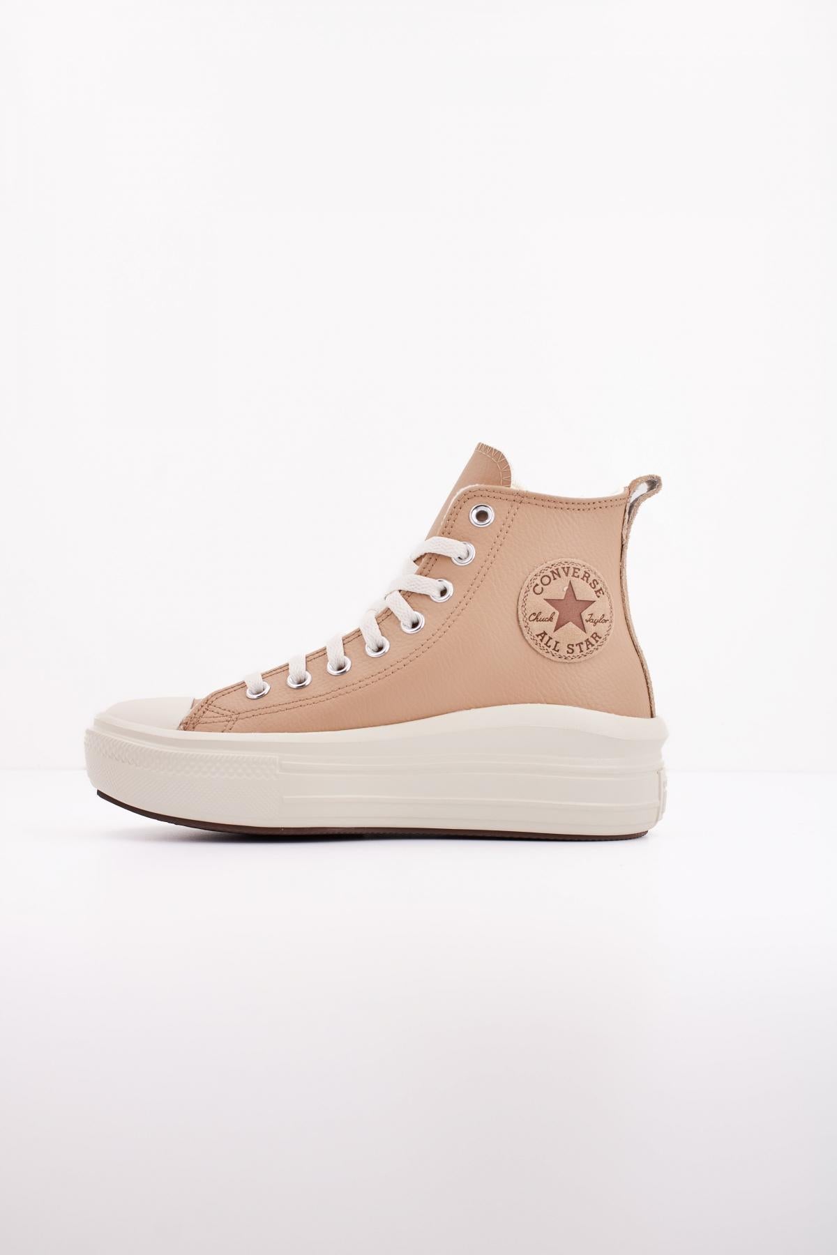 CONVERSE  CHUCK TAYLOR ALL STAR MOVE LEATHER  en color BEIS  (1)