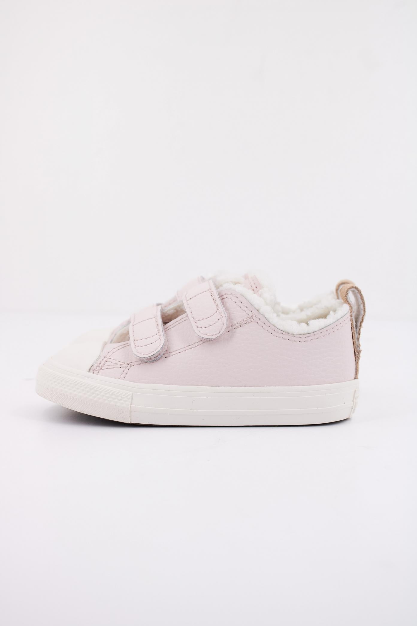 CONVERSE CHUCK TAYLOR ALL STAR LEASTHER & SHERPA EASY-ON en color ROSA  (1)