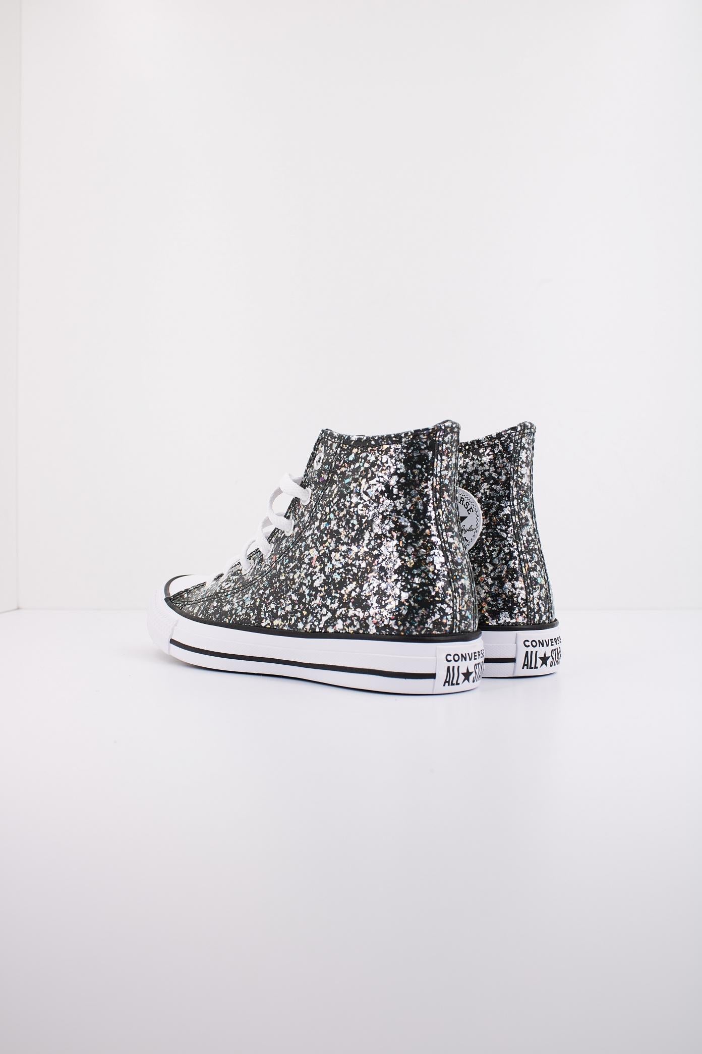 CONVERSE  CHUCK TAYLOR ALL STAR GLITTER en color NEGRO  (4)