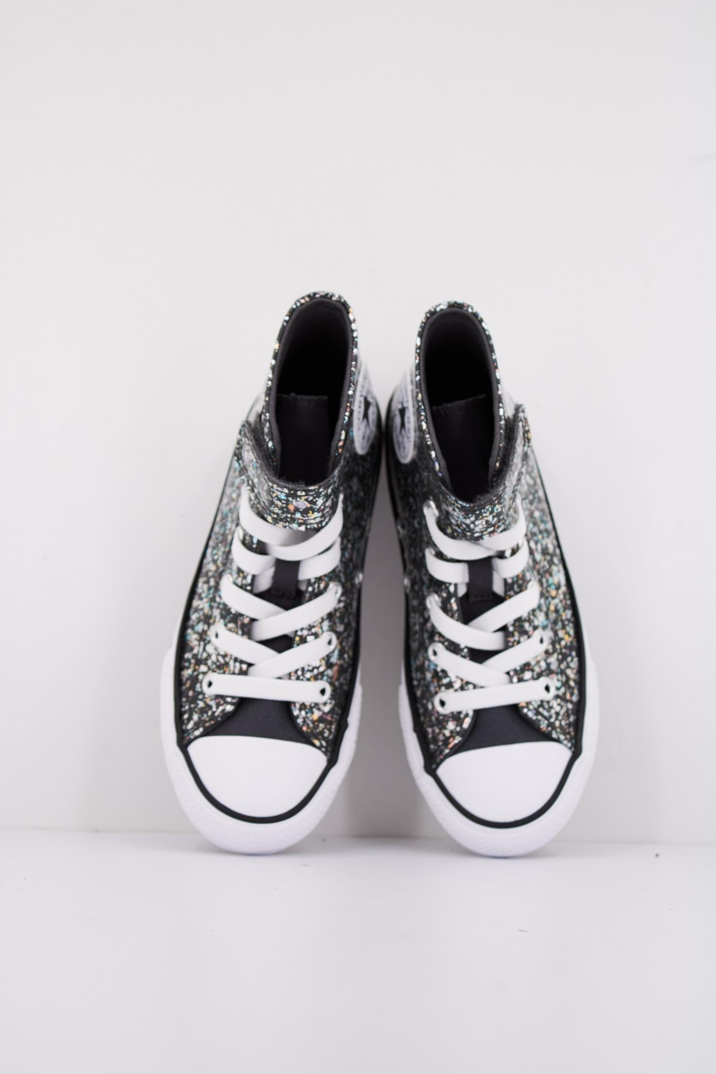 CONVERSE CHUCK TAYLOR ALL STAR GLITTER EASY-ON en color NEGRO  (3)