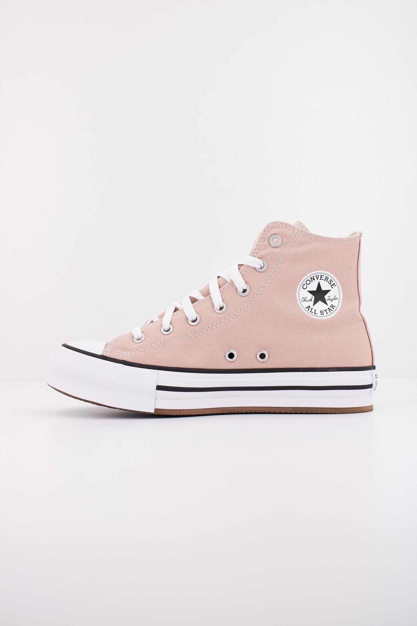 CONVERSE EVA LIFT HI DUSTY en color ROSA  (1)