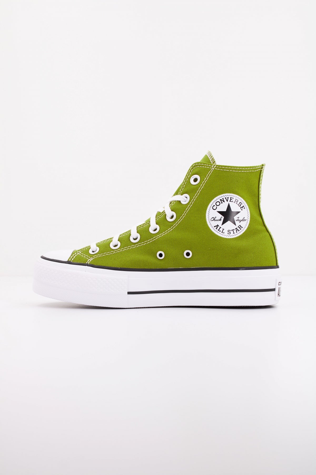 CONVERSE CHUCK TAYLOR ALL STAR LIFT HI en color VERDE  (1)