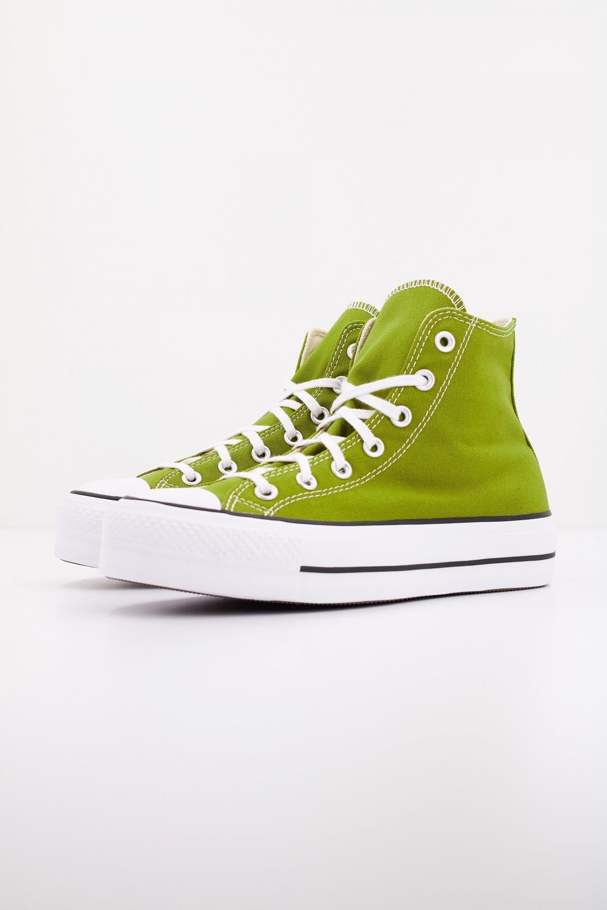 CONVERSE CHUCK TAYLOR ALL STAR LIFT HI en color VERDE  (2)