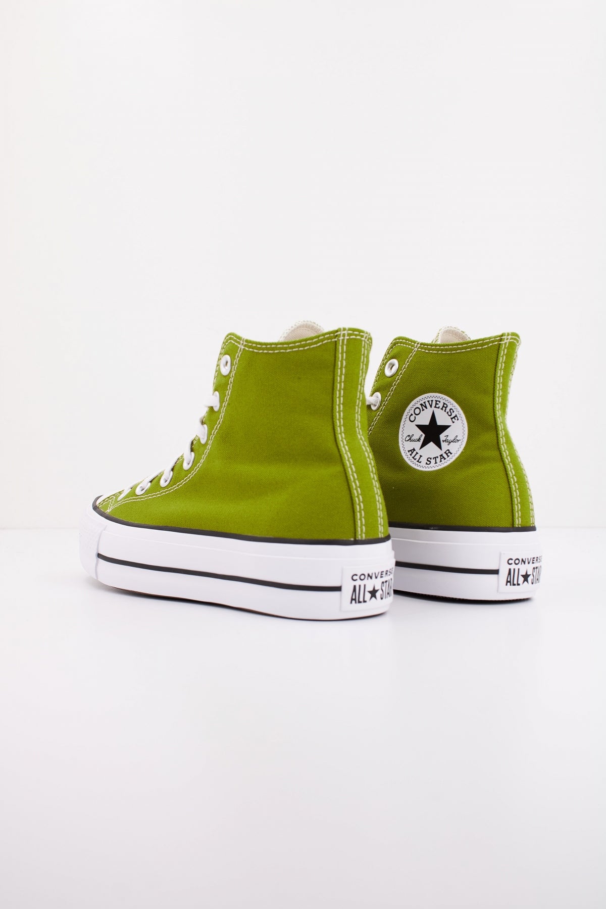 CONVERSE CHUCK TAYLOR ALL STAR LIFT HI en color VERDE  (4)
