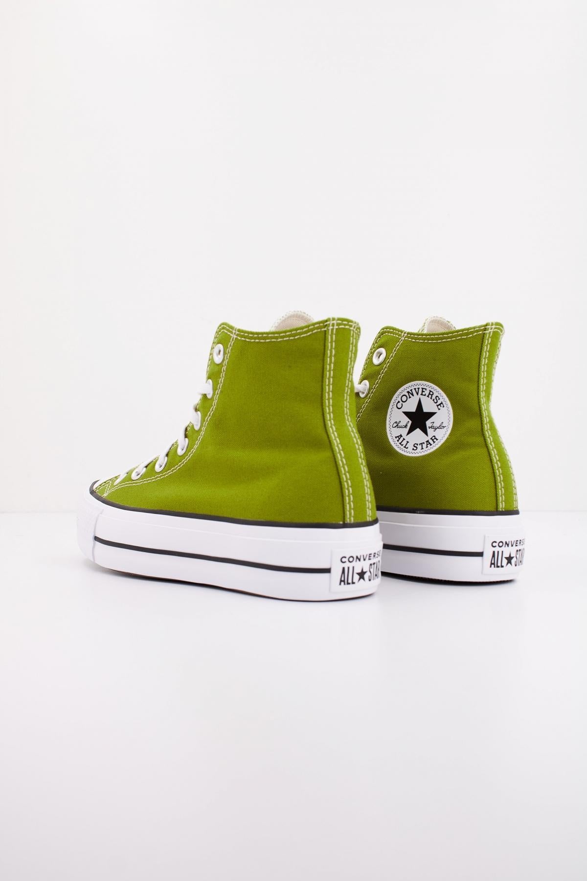 CONVERSE CHUCK TAYLOR ALL STAR LIFT HI en color VERDE  (4)