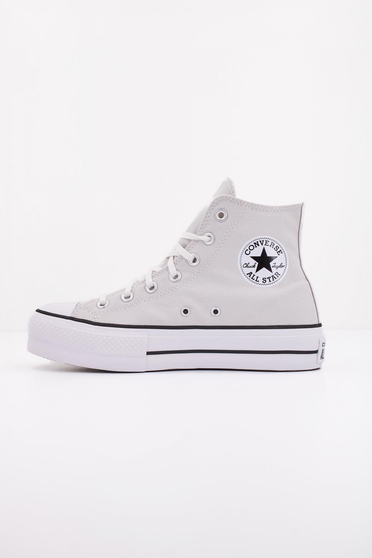 CONVERSE CHUCK TAYLOR ALL STAR LIFT HI en color GRIS  (1)