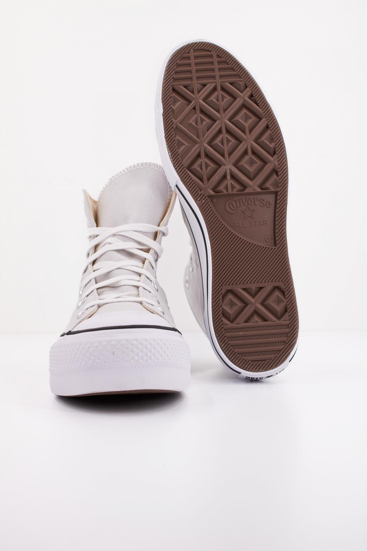 CONVERSE CHUCK TAYLOR ALL STAR LIFT HI en color GRIS  (5)