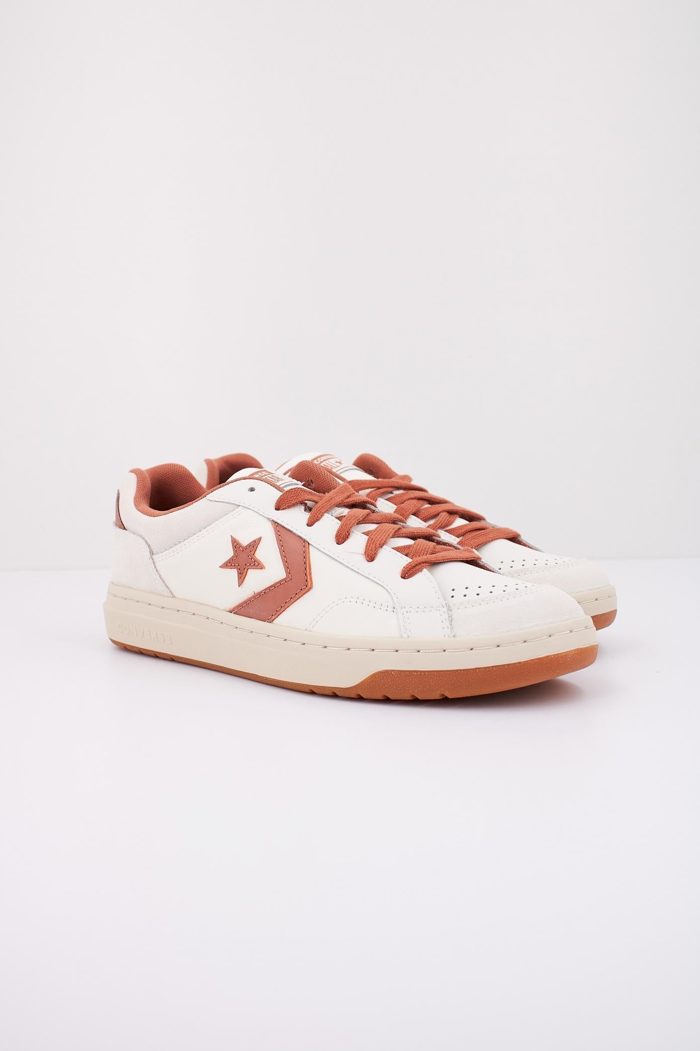 CONVERSE PRO BLAZE CLASSIC LEATHER&SUEDE en color BLANCO  (2)