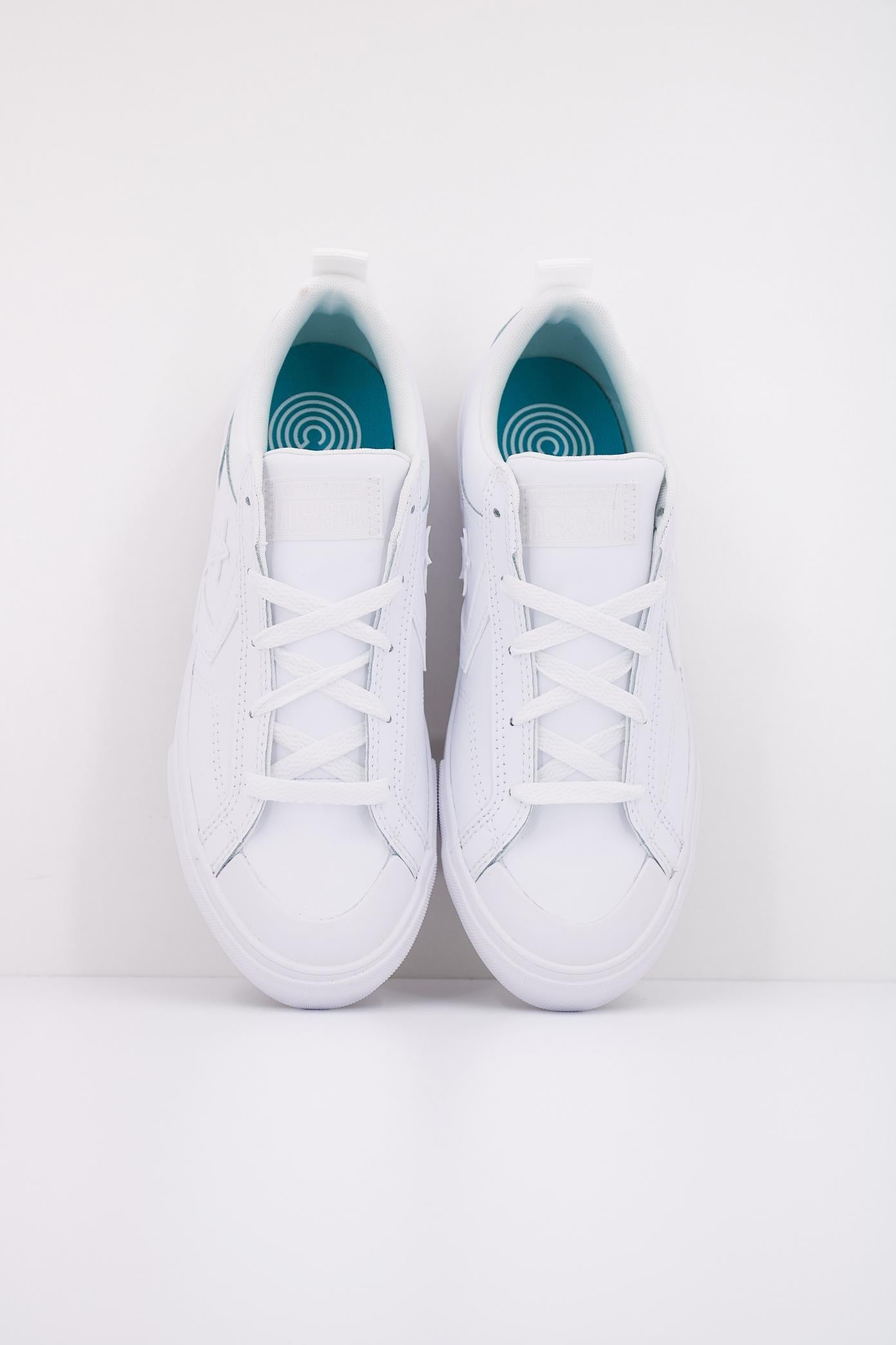 CONVERSE PRO BLAZE STRAP LEATHER en color BLANCO  (3)