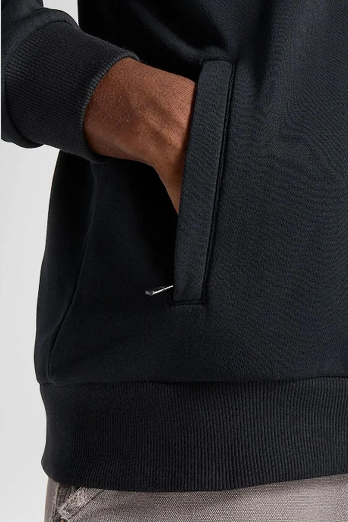 CONVERSE RETRO QUARTER ZIP en color NEGRO  (4)