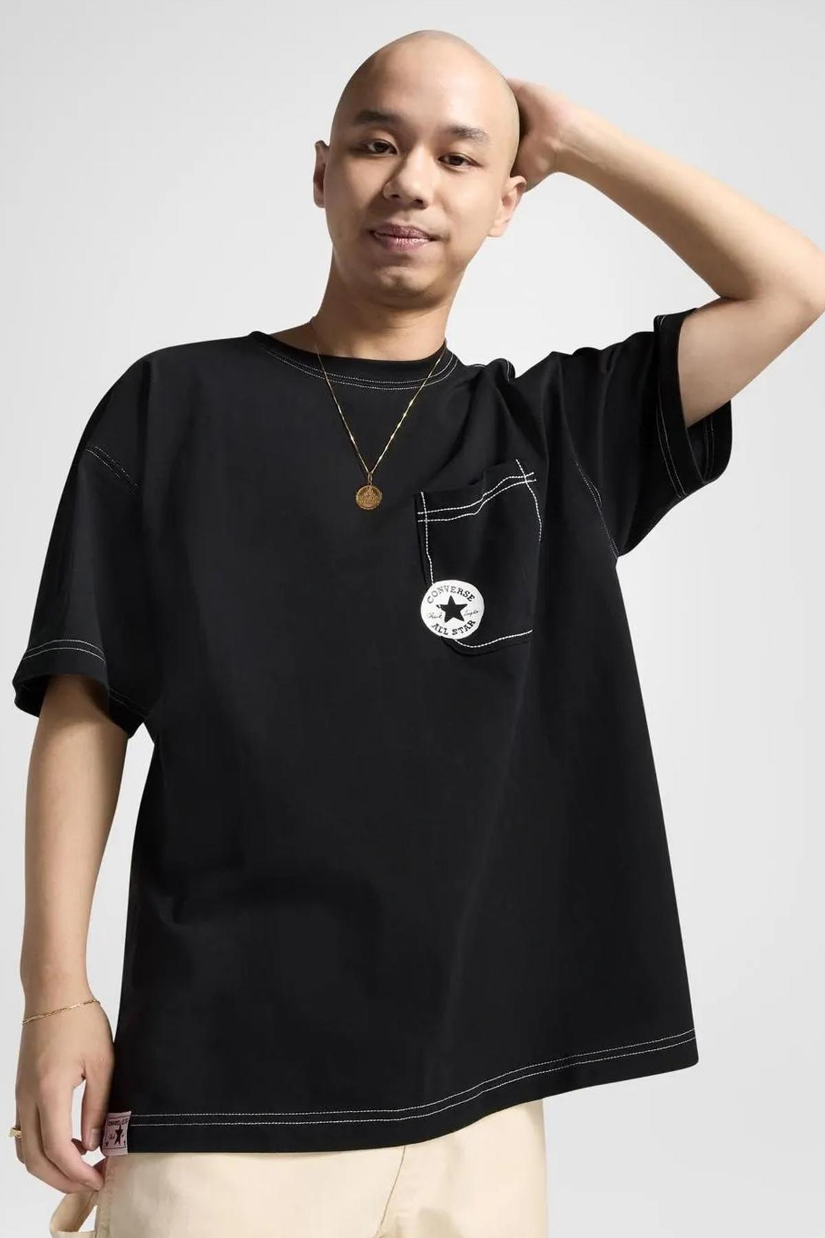 CONVERSE  SKETCH T-SHIRT en color NEGRO  (1)