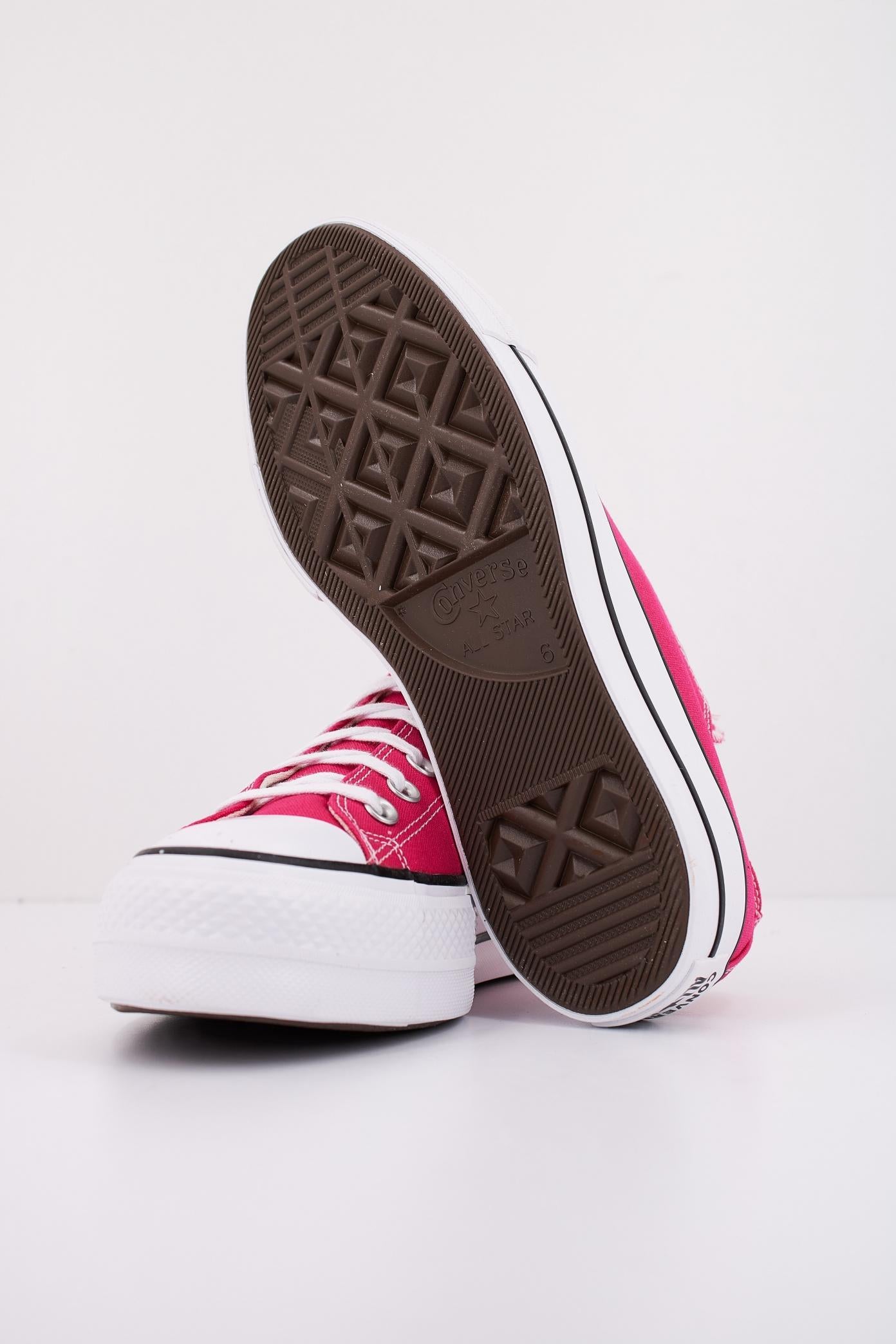 CONVERSE CTAS LIFT OX CERISE en color ROSA  (5)