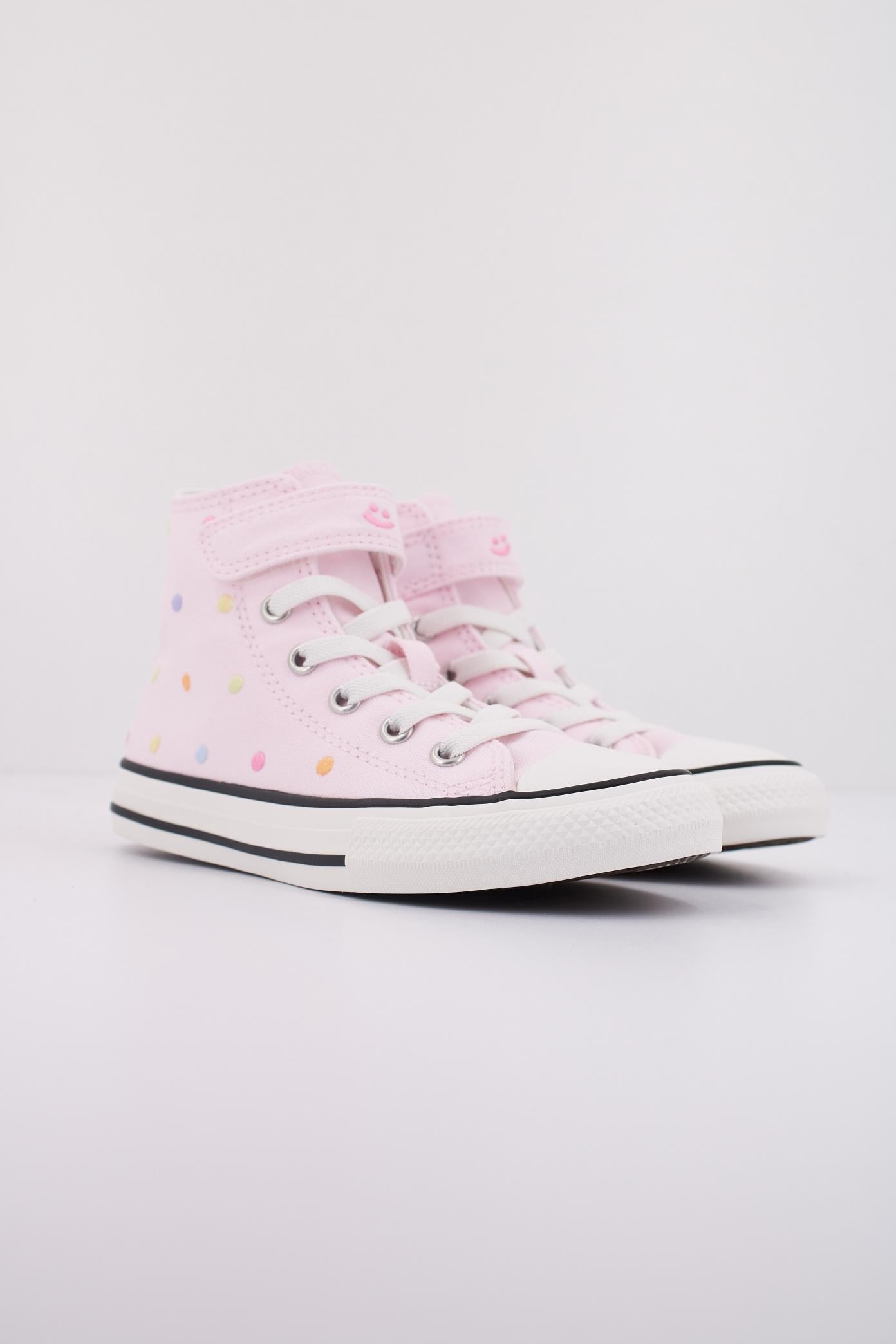 CONVERSE CHUCK TAYLOR ALL STAR EMBROIDERED POLKA DOTS EASY ON en color ROSA  (2)