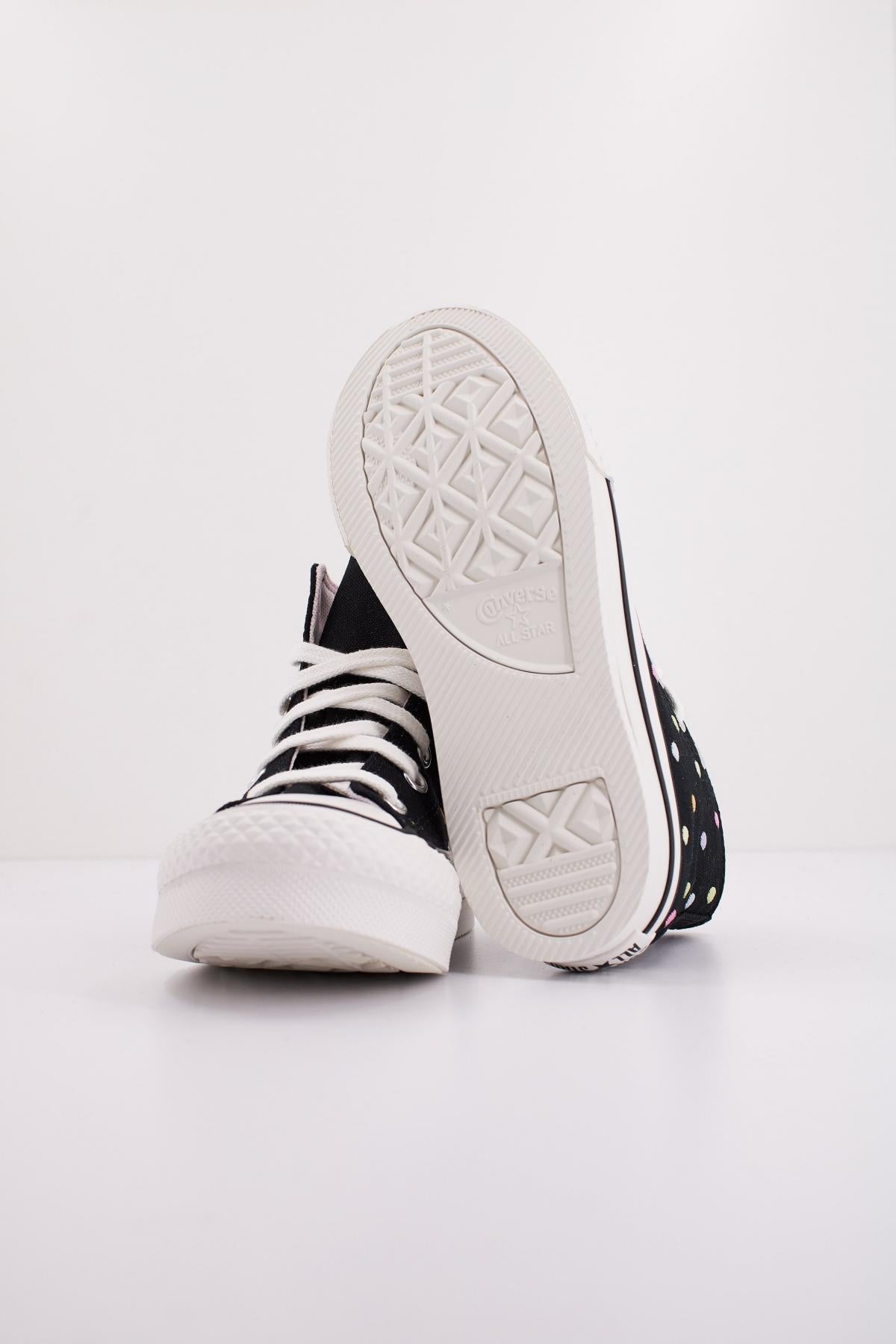 CONVERSE CHUCK TAYLOR ALL STAR LIFT EMBROIDERED POLKA DOTS PLATFORM en color NEGRO  (5)