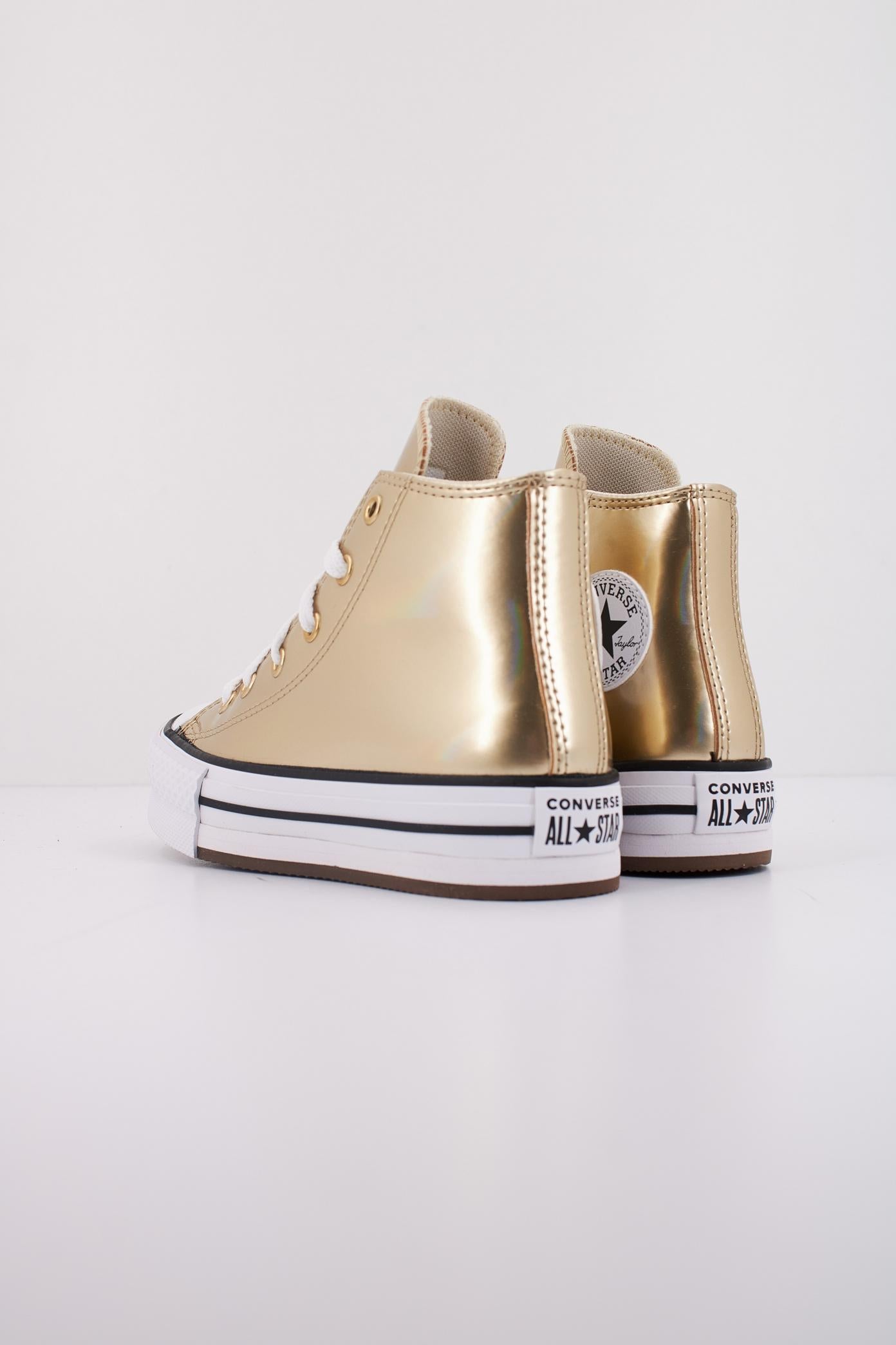CONVERSE CHUCK TAYLOR ALL STAR EVA LIFT HI en color ORO  (4)