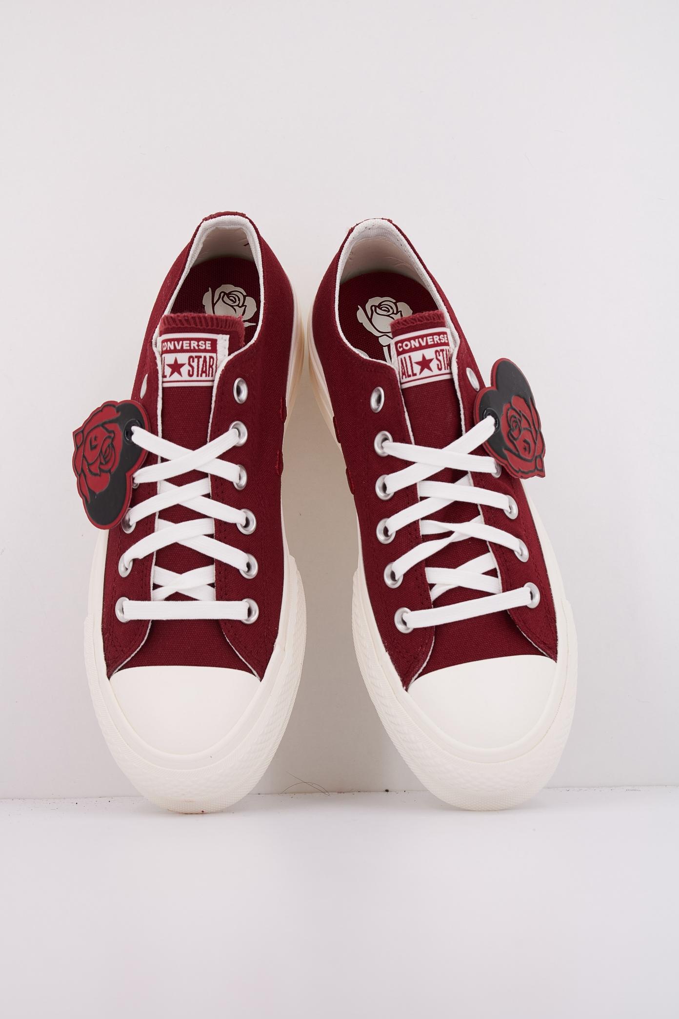 CONVERSE CHUCK TAYLOR ALL STAR LIFT PLATFORM VALENTINE´S DAY en color ROJO  (3)