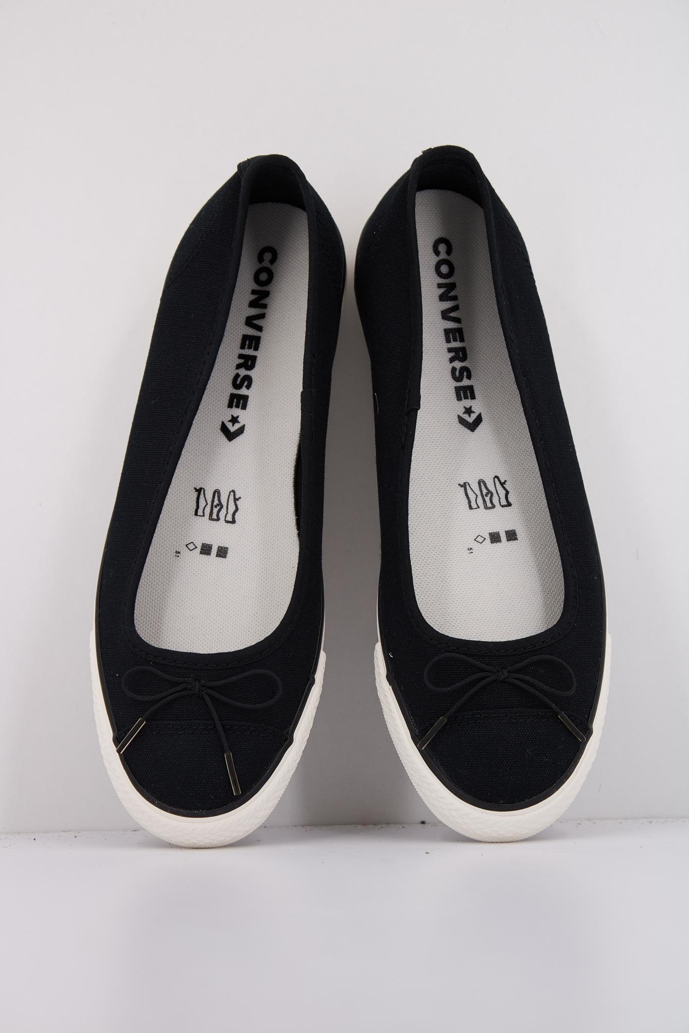 CONVERSE CHUCK TAYLOR  ALL STAR  DAINTY BALLERINA en color NEGRO  (3)