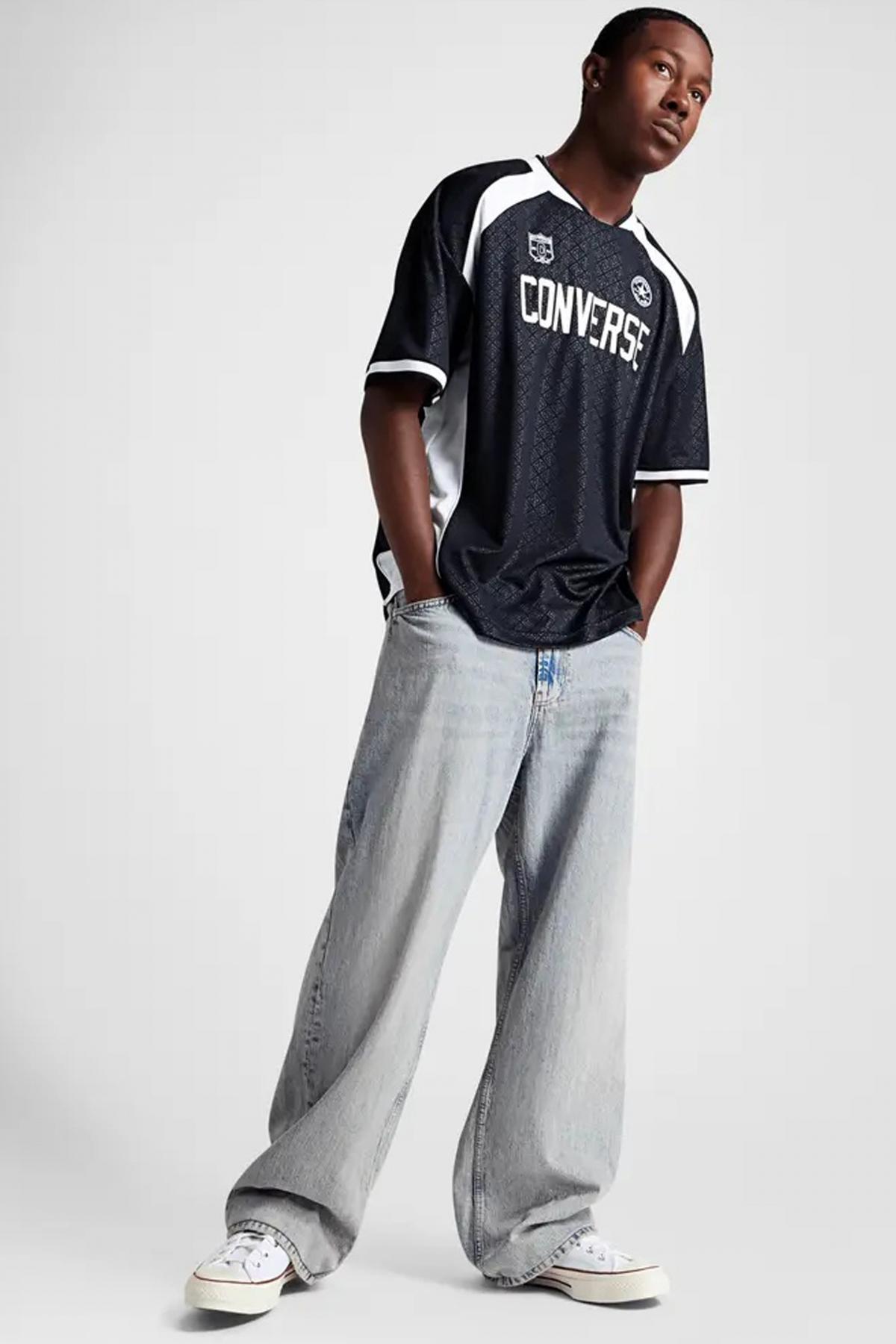 CONVERSE SOCCER JERSEY en color NEGRO  (3)