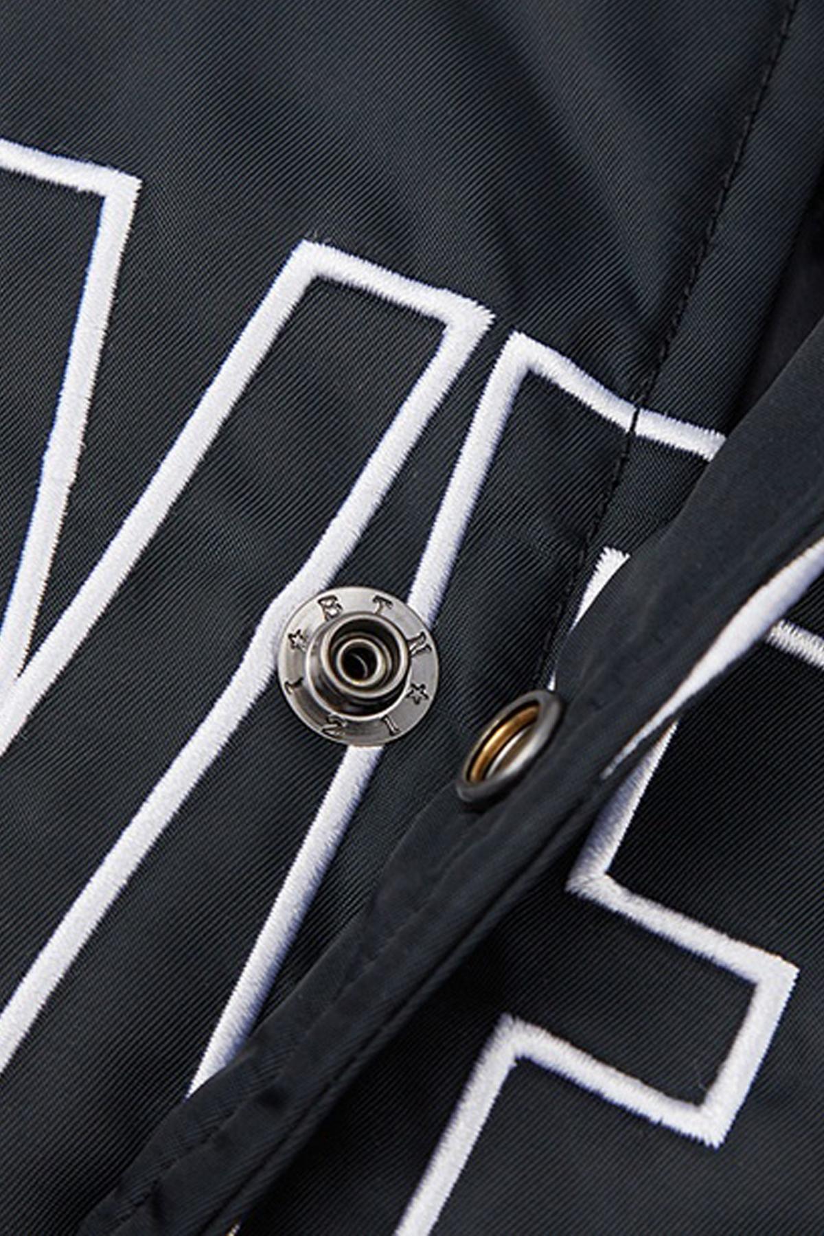 CONVERSE RETRO VARSITY JACKET en color NEGRO  (3)