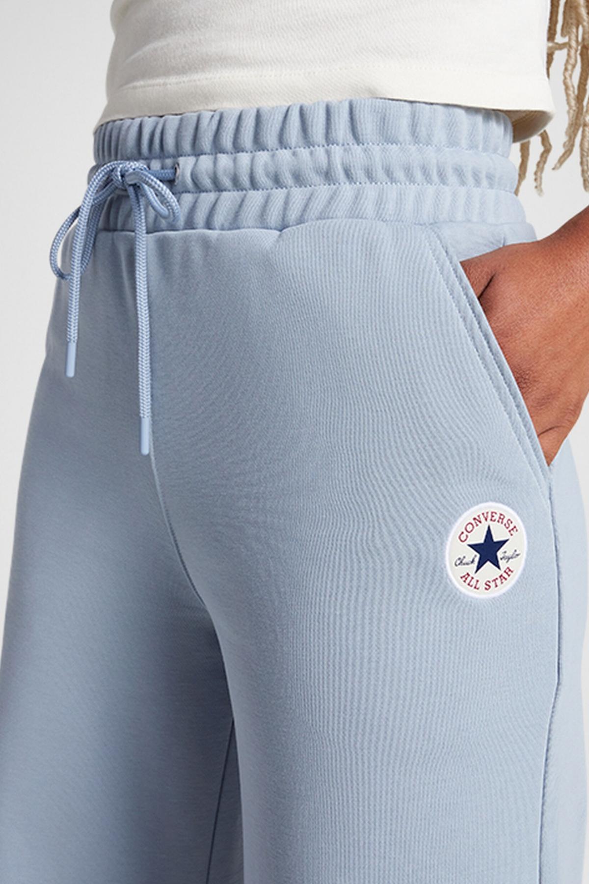 CONVERSE KNIT WIDE LEG PANTS en color AZUL  (3)
