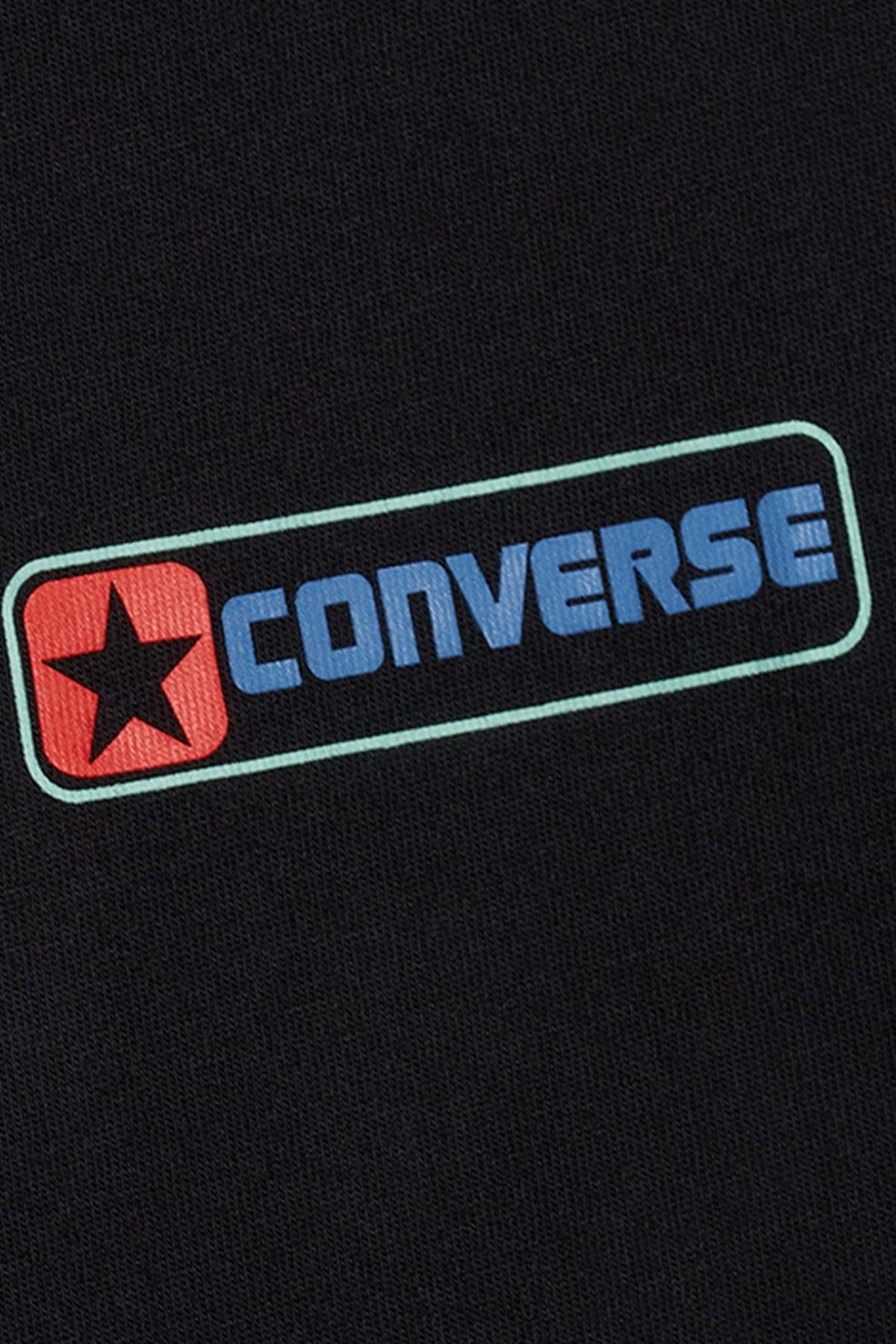 CONVERSE LOGO T-SHIRT en color NEGRO  (2)