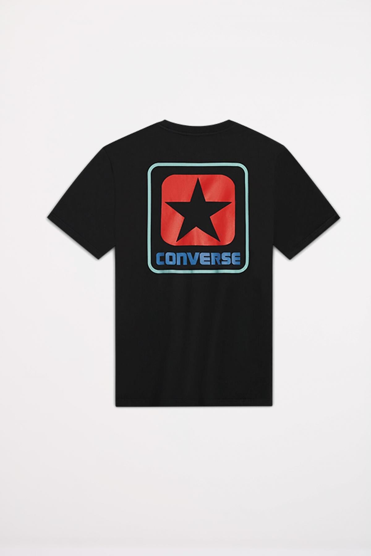 CONVERSE LOGO T-SHIRT en color NEGRO  (3)