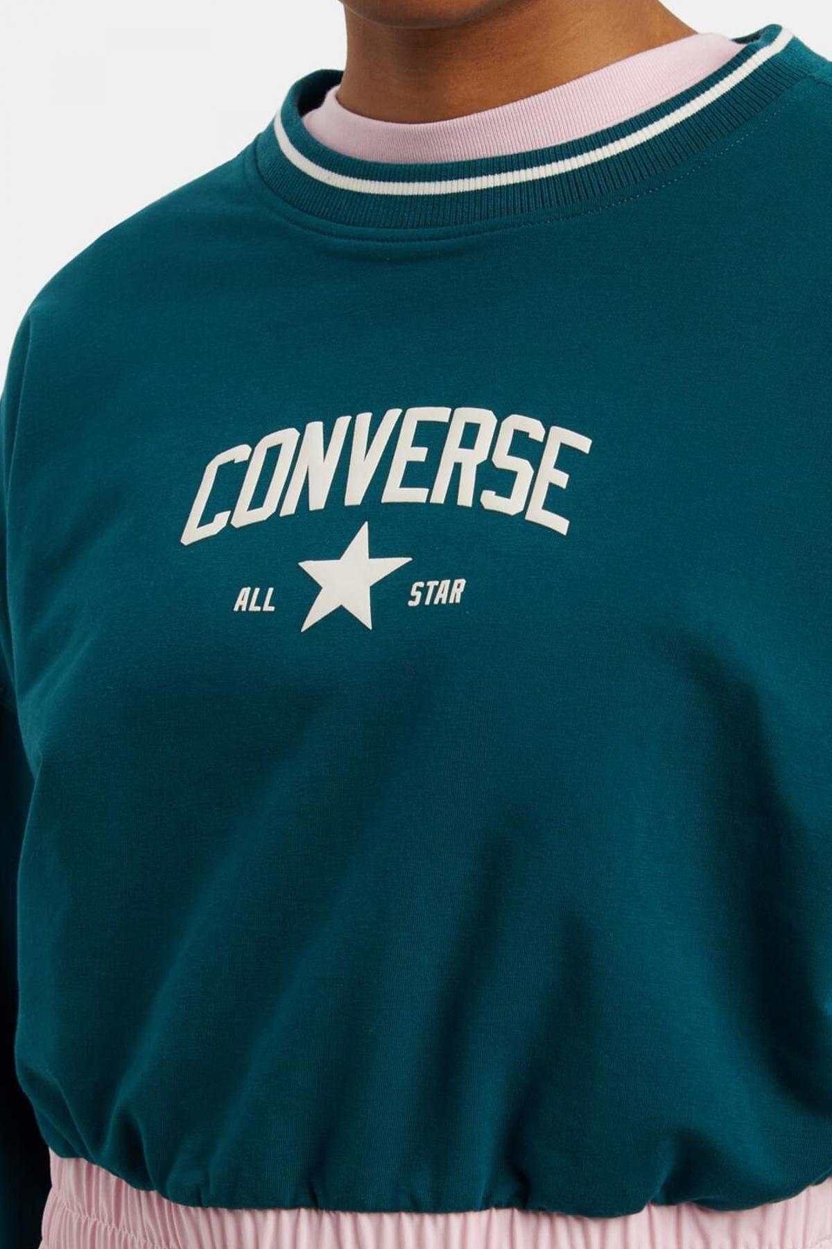 CONVERSE RETRO SPORT NYLON en color VERDE  (2)