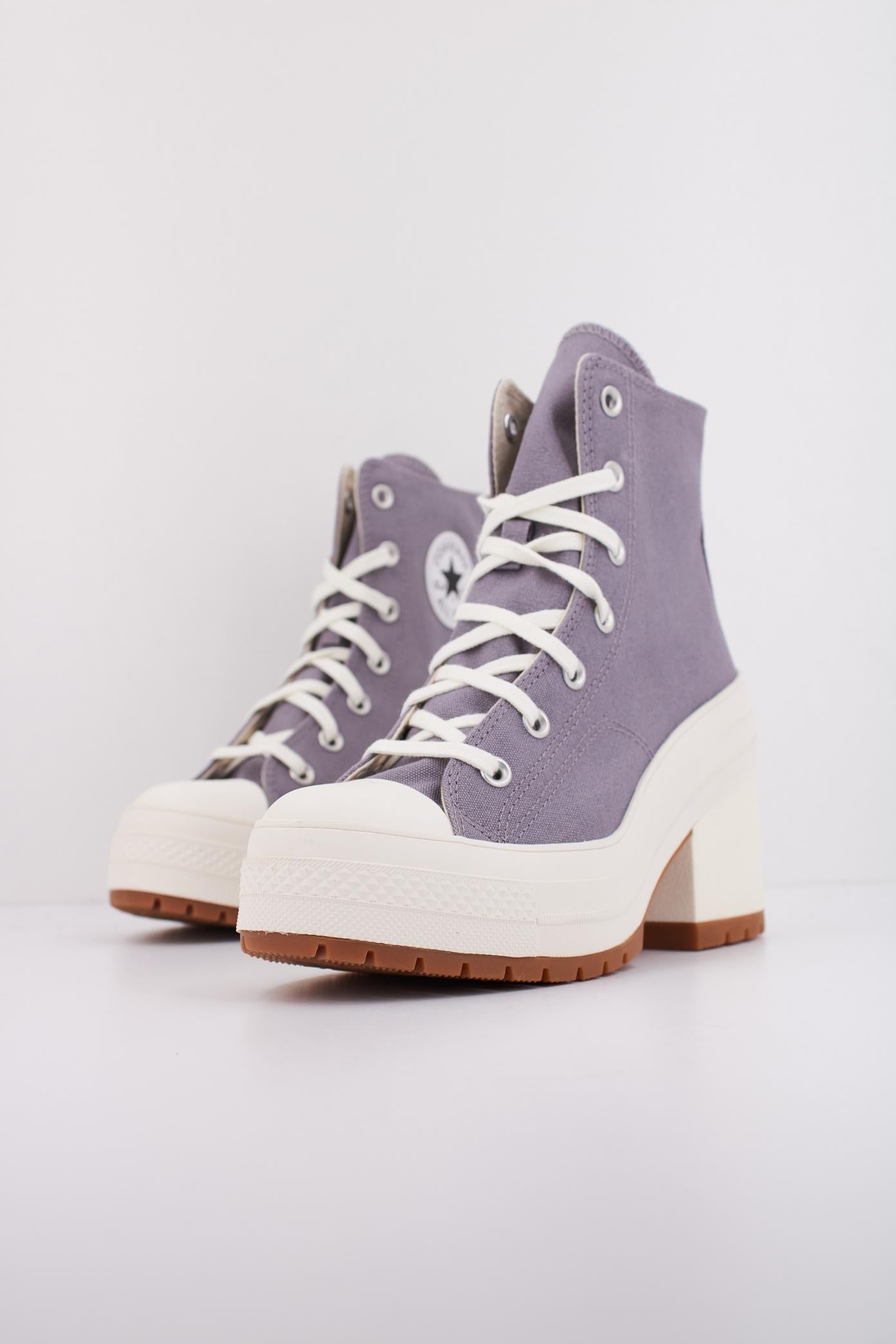 CONVERSE CHUCK  DE LUXE HEEL en color VIOLETA  (2)