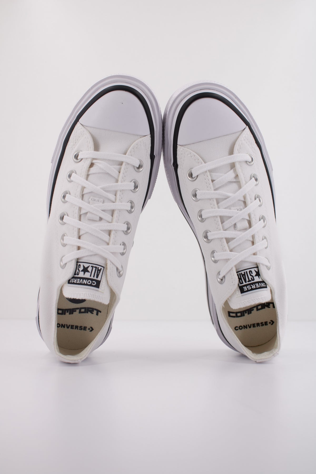 CONVERSE CHUCK TAYLOR ALL STAR LIFT DOUBLE STACK OX en color BLANCO  (3)