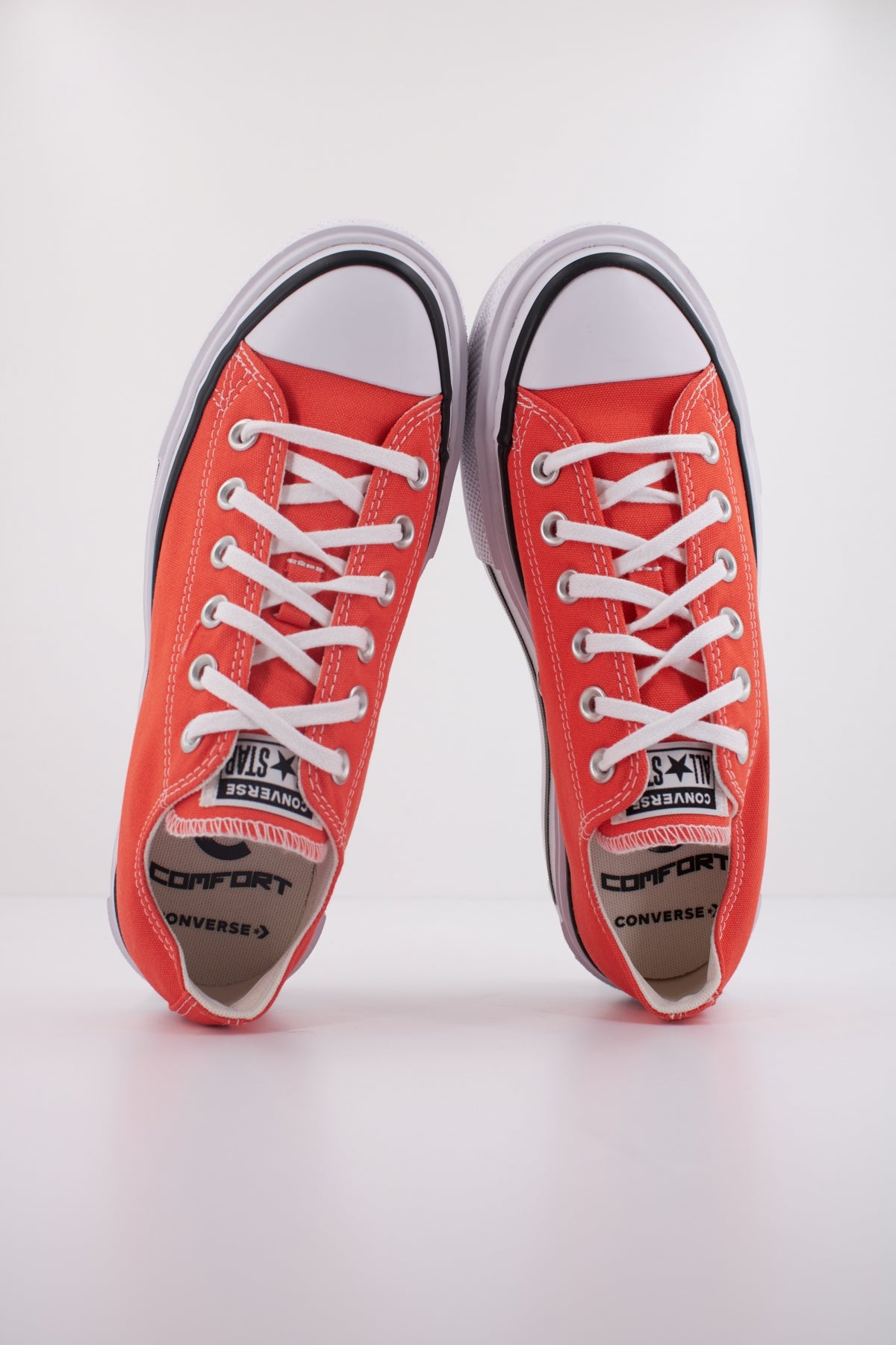 CONVERSE CHUCK TAYLOR ALL STAR LIFT DOUBLE STACK OX en color ROJO  (3)