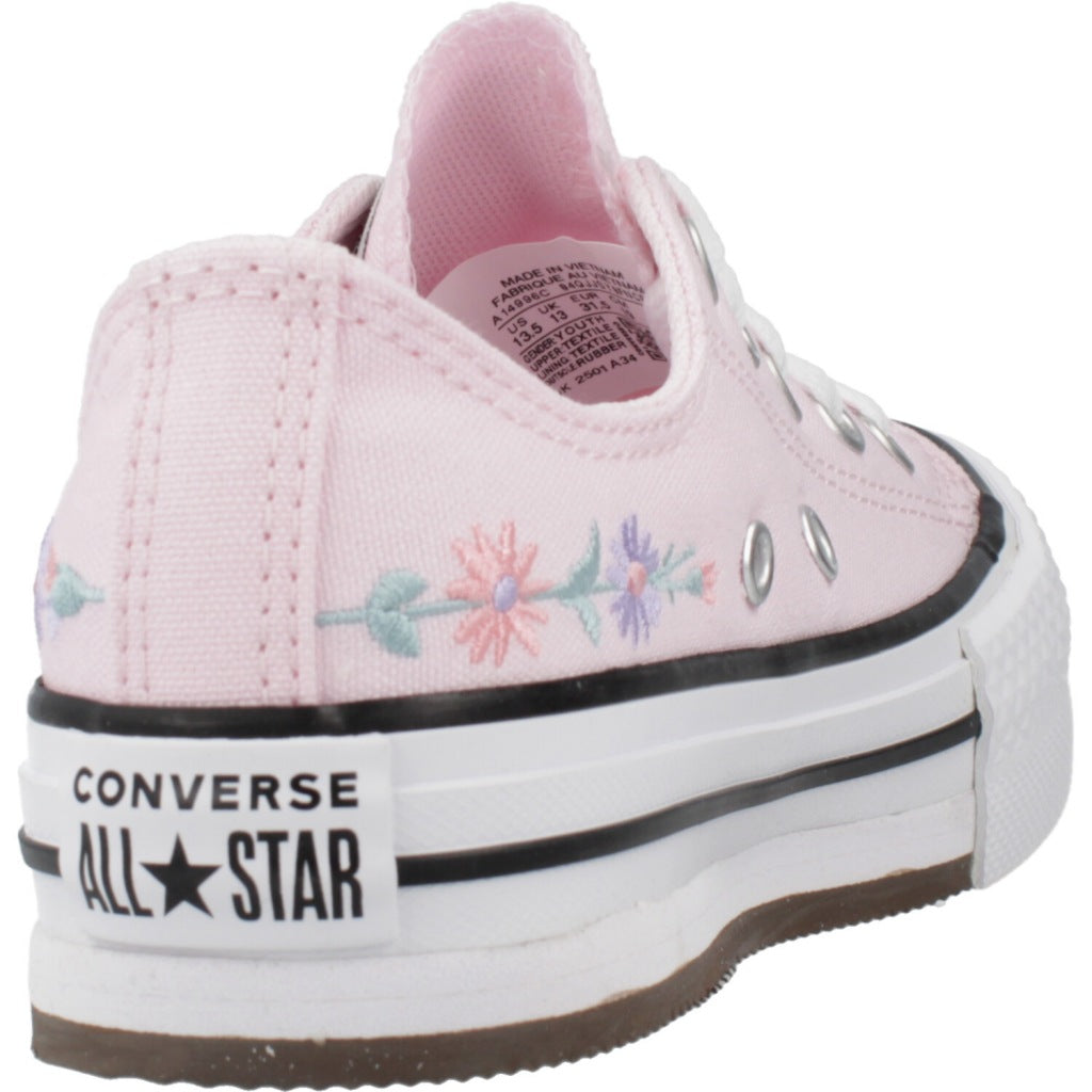 CONVERSE CHUCK TAYLOR ALL STAR EVA LIFT OX FLORAL en color ROSA  (3)