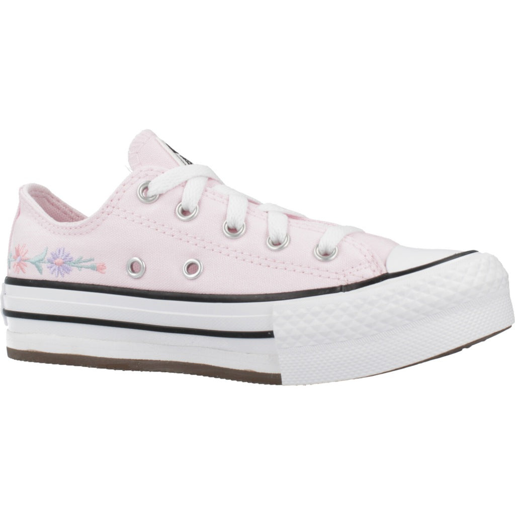 CONVERSE CHUCK TAYLOR ALL STAR EVA LIFT OX FLORAL en color ROSA  (5)