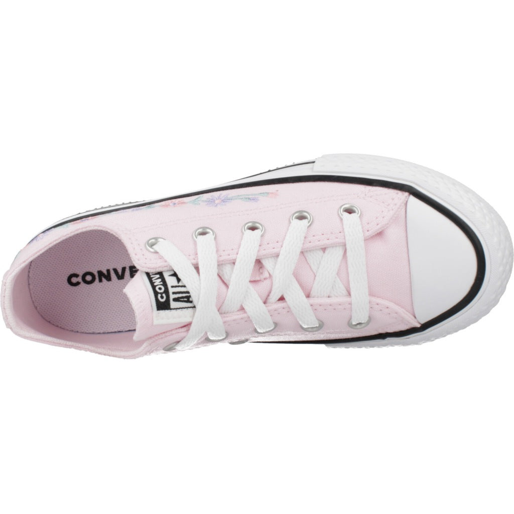 CONVERSE CHUCK TAYLOR ALL STAR EVA LIFT OX FLORAL en color ROSA  (7)