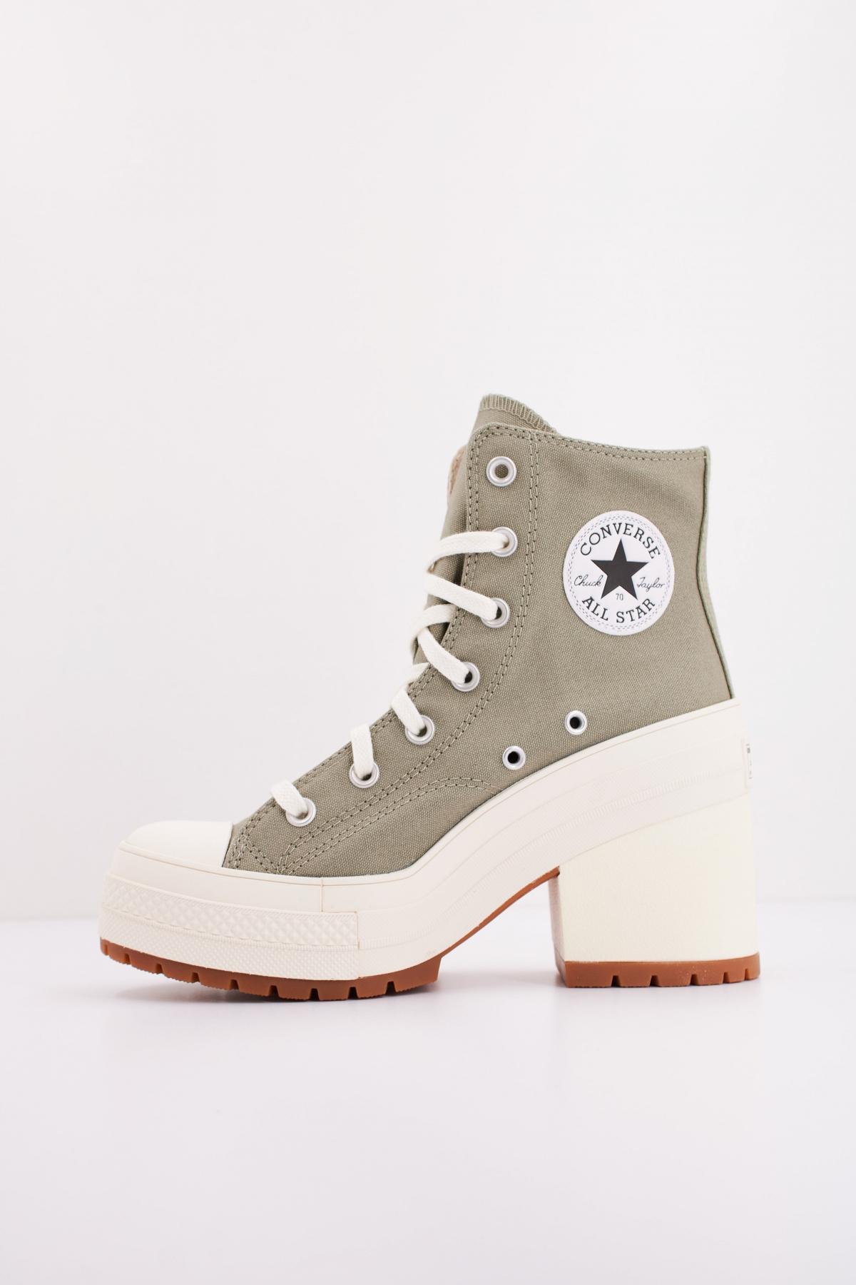 CONVERSE CHUCK TAYLOR ALL STAR  DE LUXE HEEL HI en color VERDE  (1)