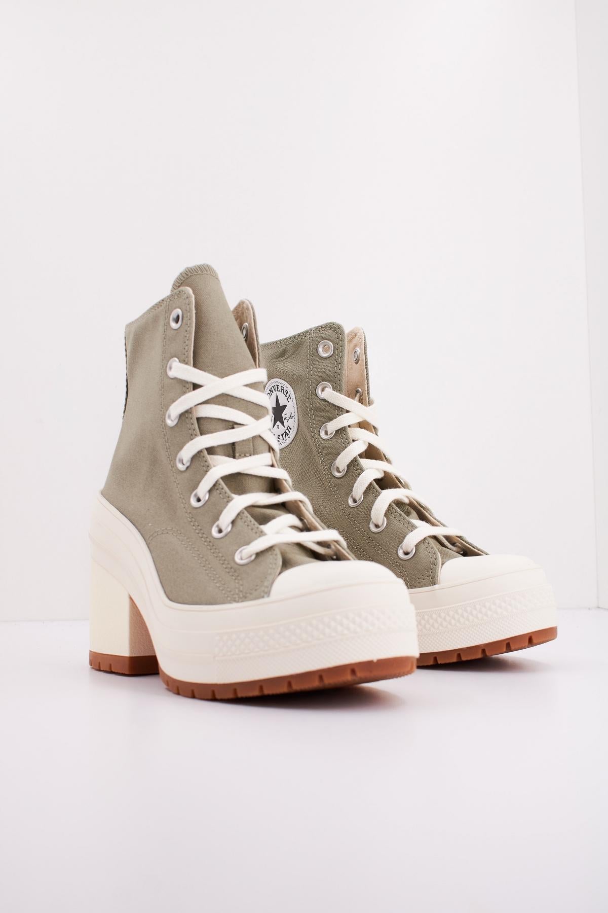 CONVERSE CHUCK TAYLOR ALL STAR  DE LUXE HEEL HI en color VERDE  (2)