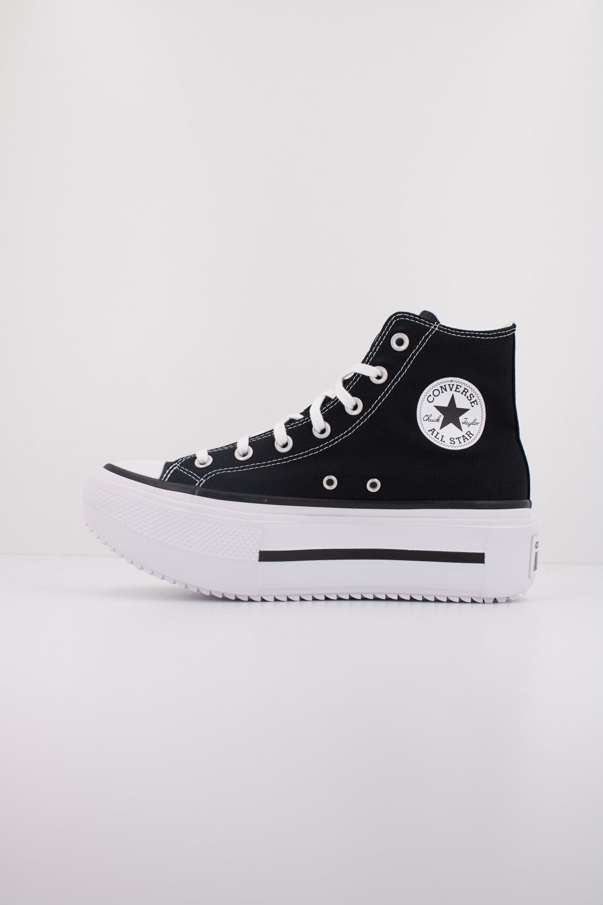 CONVERSE CHUCK TAYLOR ALL STAR LIFT DOUBLE STARCK en color NEGRO  (1)