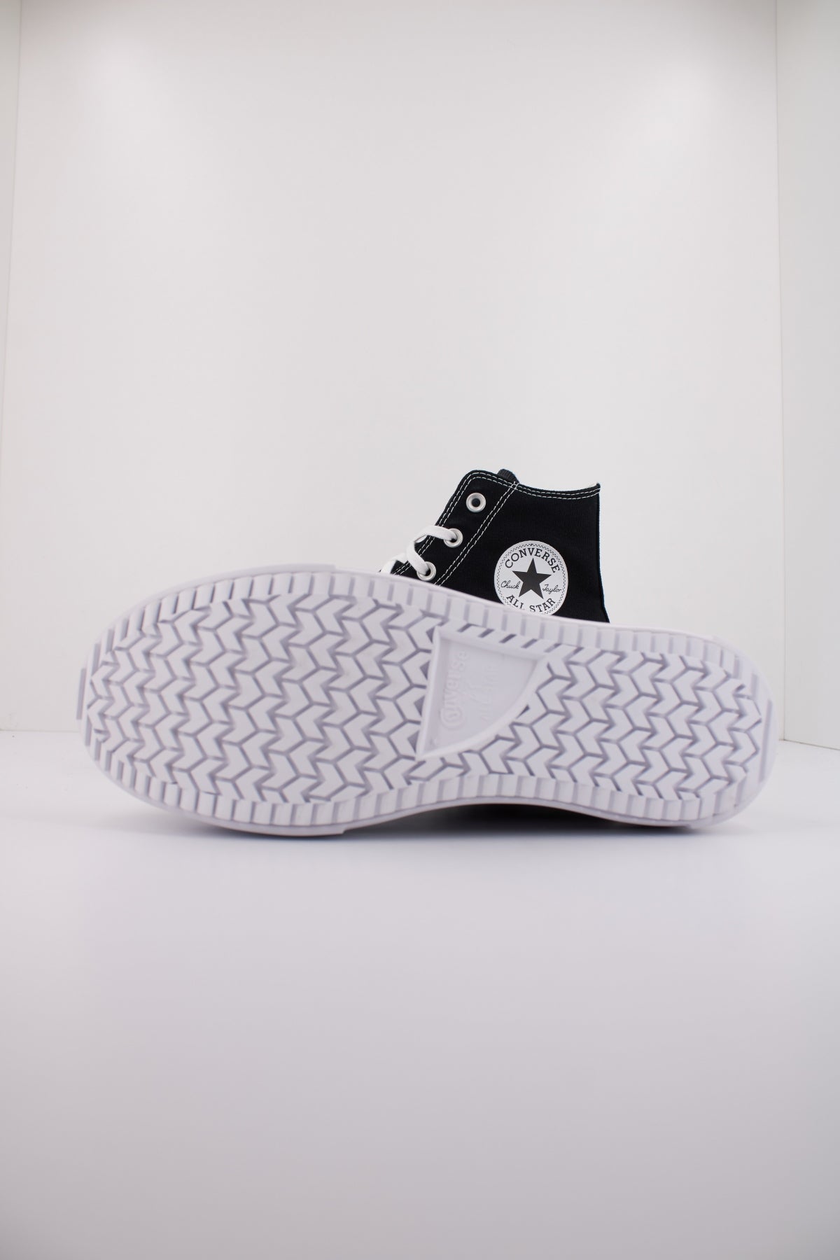 CONVERSE CHUCK TAYLOR ALL STAR LIFT DOUBLE STARCK en color NEGRO  (5)