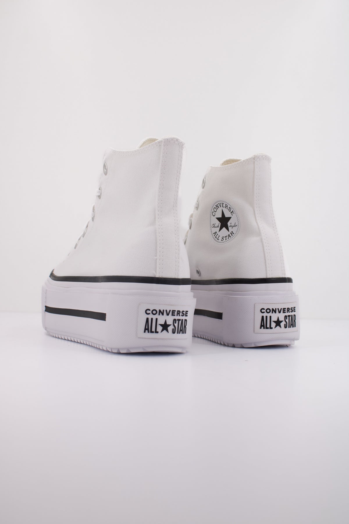 CONVERSE  CHUCK TAYLOR ALL STAR LIFT DOUBLE STACK en color BLANCO  (4)