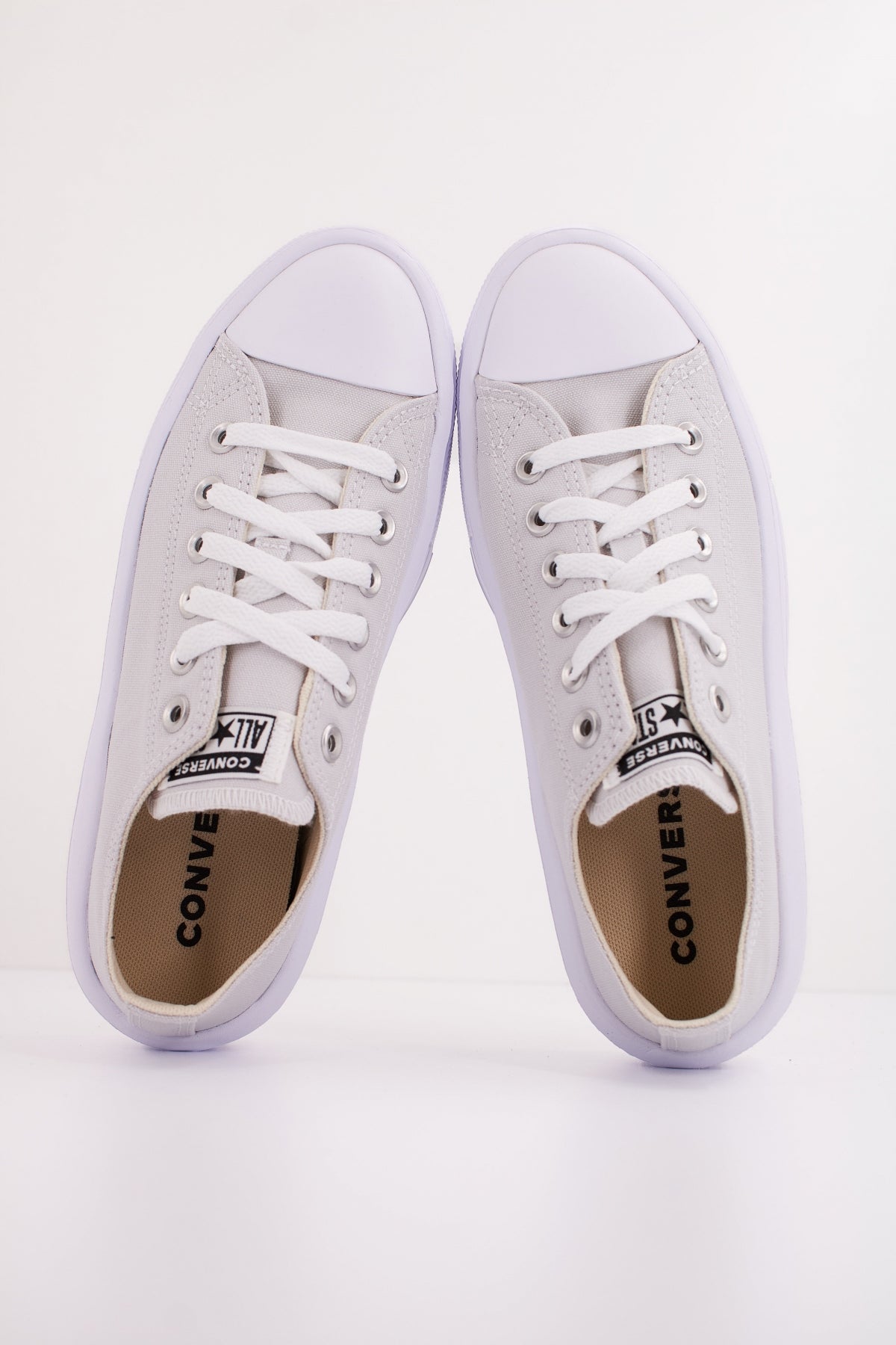 CONVERSE  CANVAS COLOR CHUCK TAYLOR ALL STAR MOVE  en color GRIS  (3)