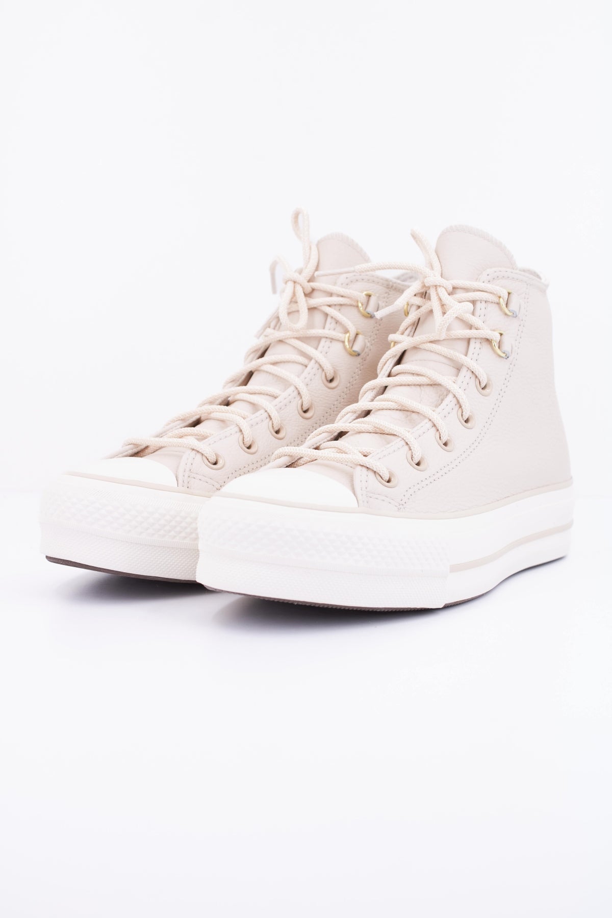 CONVERSE CHUCK TAYLOR ALL STAR LIFT HI en color NUDE  (2)