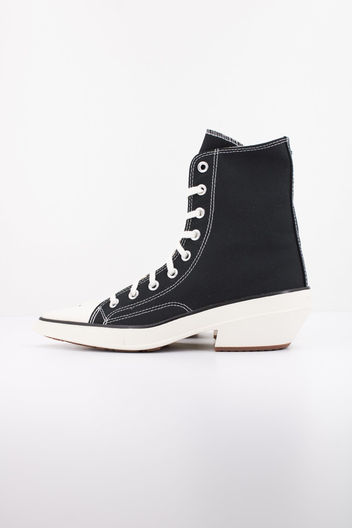 CONVERSE CHUCK  DE LUXE POINTED HI en color NEGRO  (1)