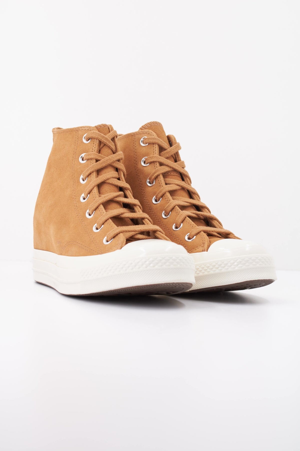 CONVERSE CHUCK  WEDGE HI en color MARRON  (2)