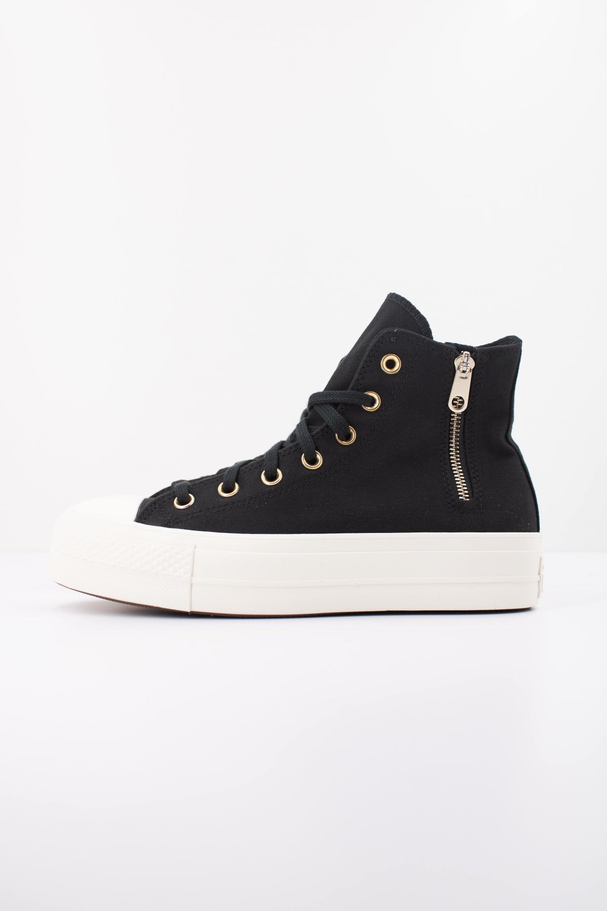 CONVERSE Chuck Taylor All Star Lift Hi en color NEGRO  (1)