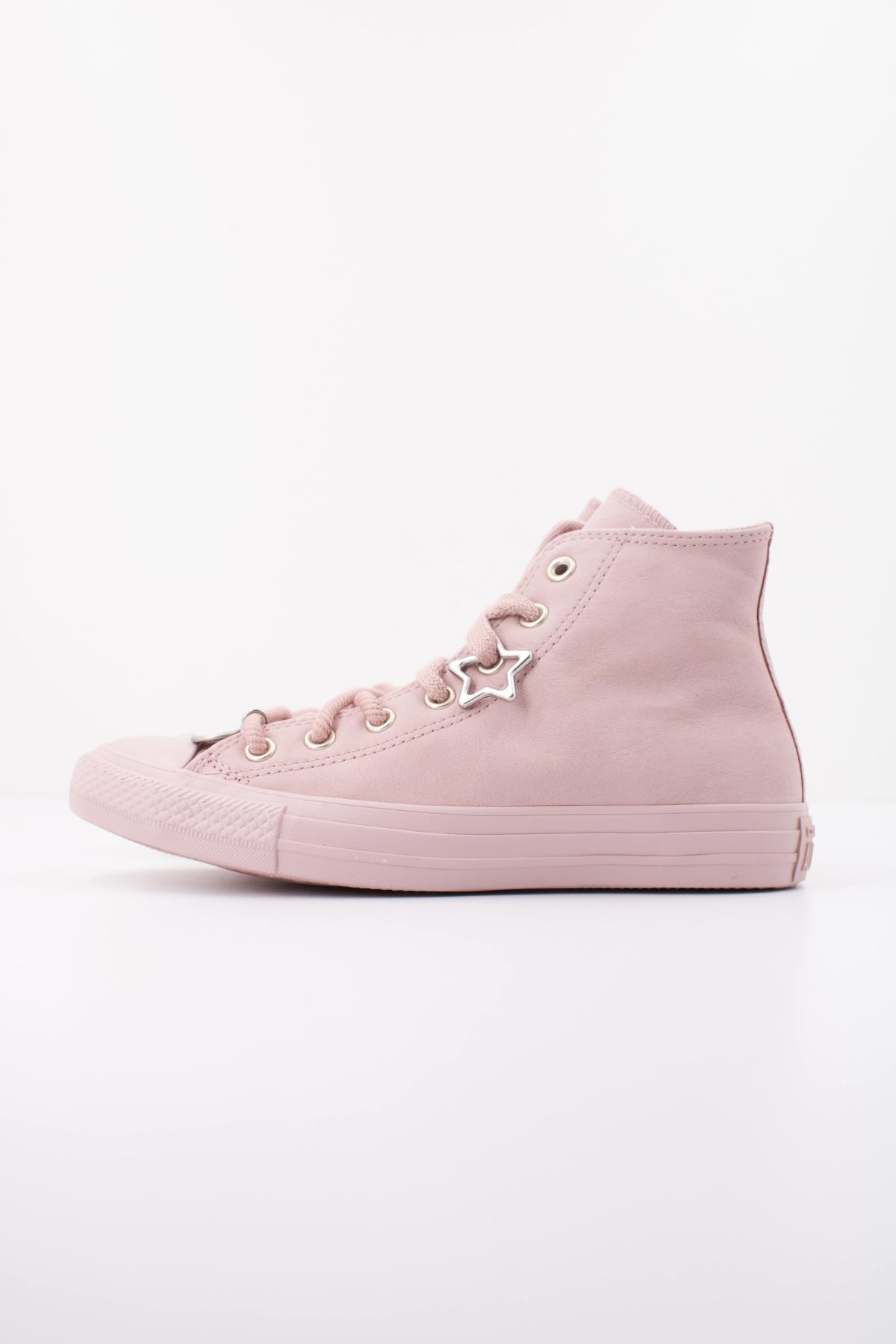CONVERSE Chuck Taylor All Star Nubuck Charms Hi en color ROSA  (1)