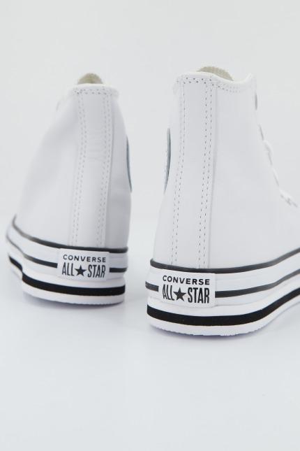 CONVERSE CTAS PLATFORM EVA HI en color BLANCO  (4)
