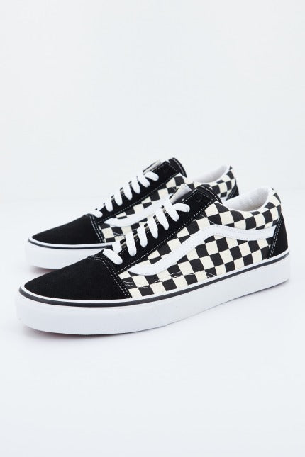 VANS OLD SKOOL PRIMARY CHECK en color NEGRO  (1)